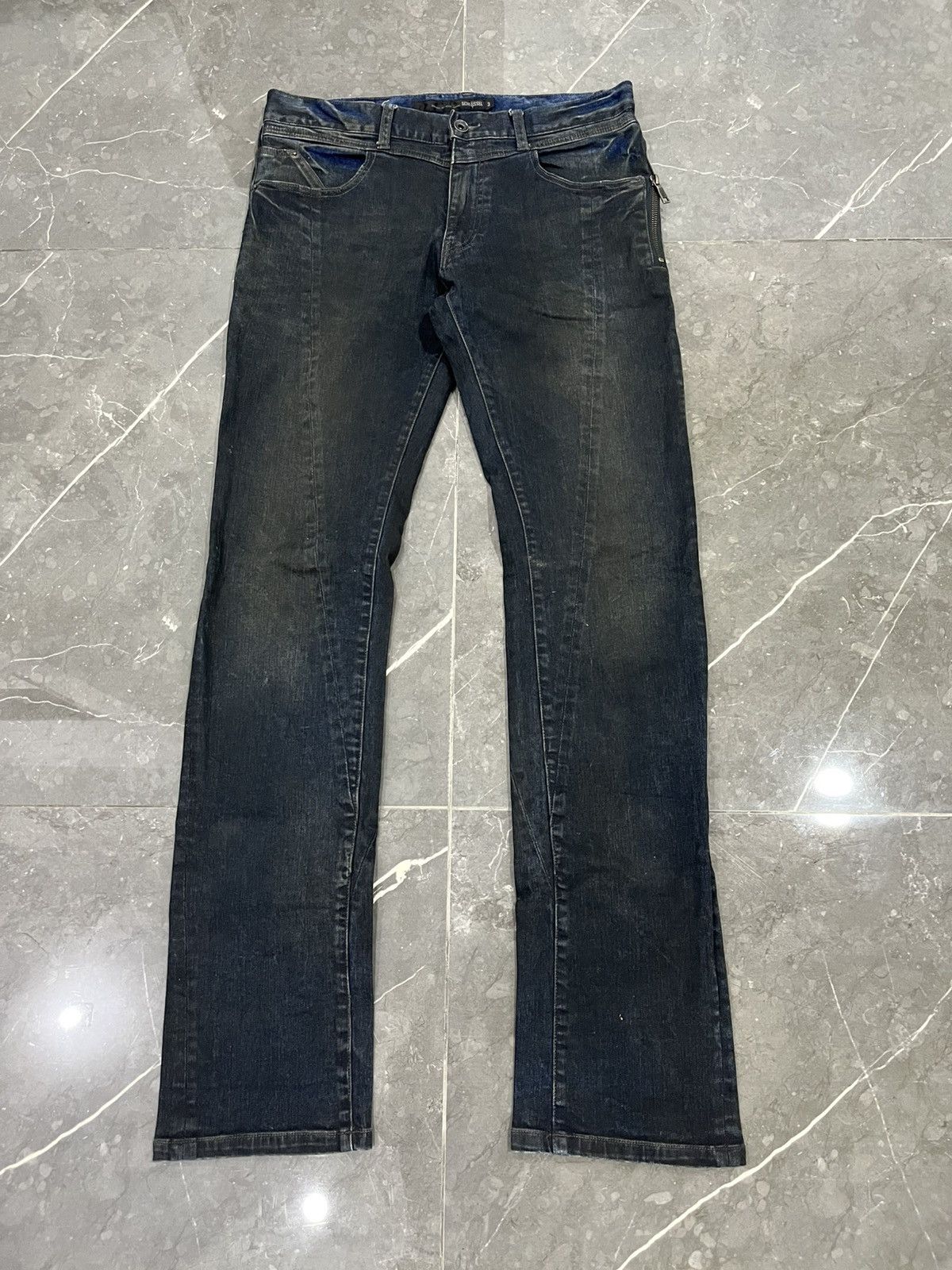 Schlussel SCHLUSSEL BLACK WAXED JEANS Size US 32 / EU 48 - 1 Thumbnail