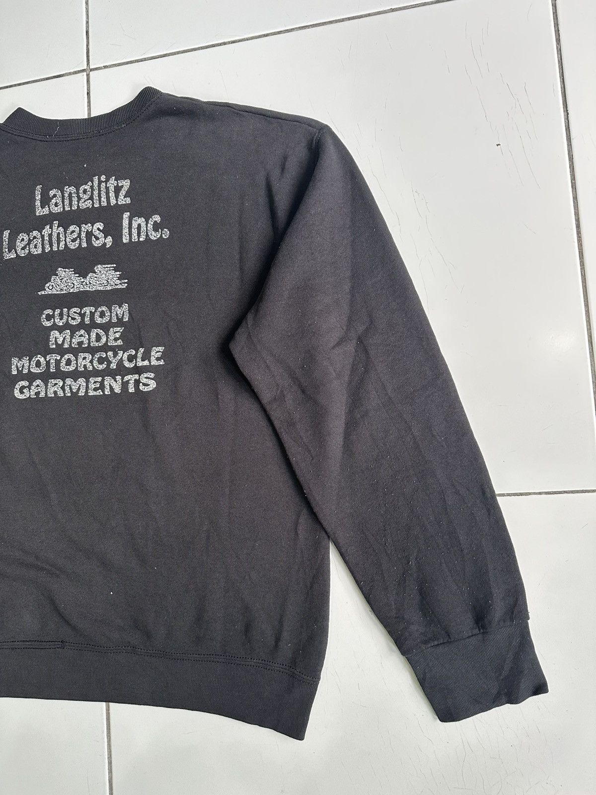 Other Vintage Langlitz leather lnc Motorcycle garments Crewneck Size US M / EU 48-50 / 2 - 4 Thumbnail