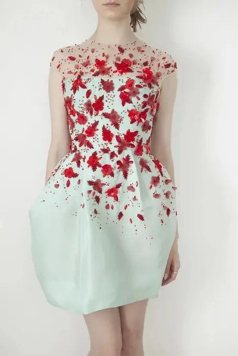 Monique Lhuillier Illusion Draped Dress Size XS / US 0-2 / IT 36-38 - 1 Thumbnail