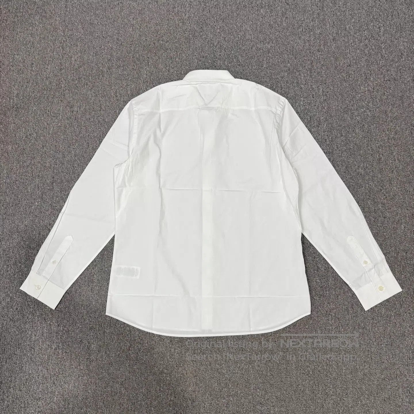 Burberry White Long-Sleeve Button-Up Shirt with Stripe Detail. Size US L / EU 52-54 / 3 - 2 Thumbnail
