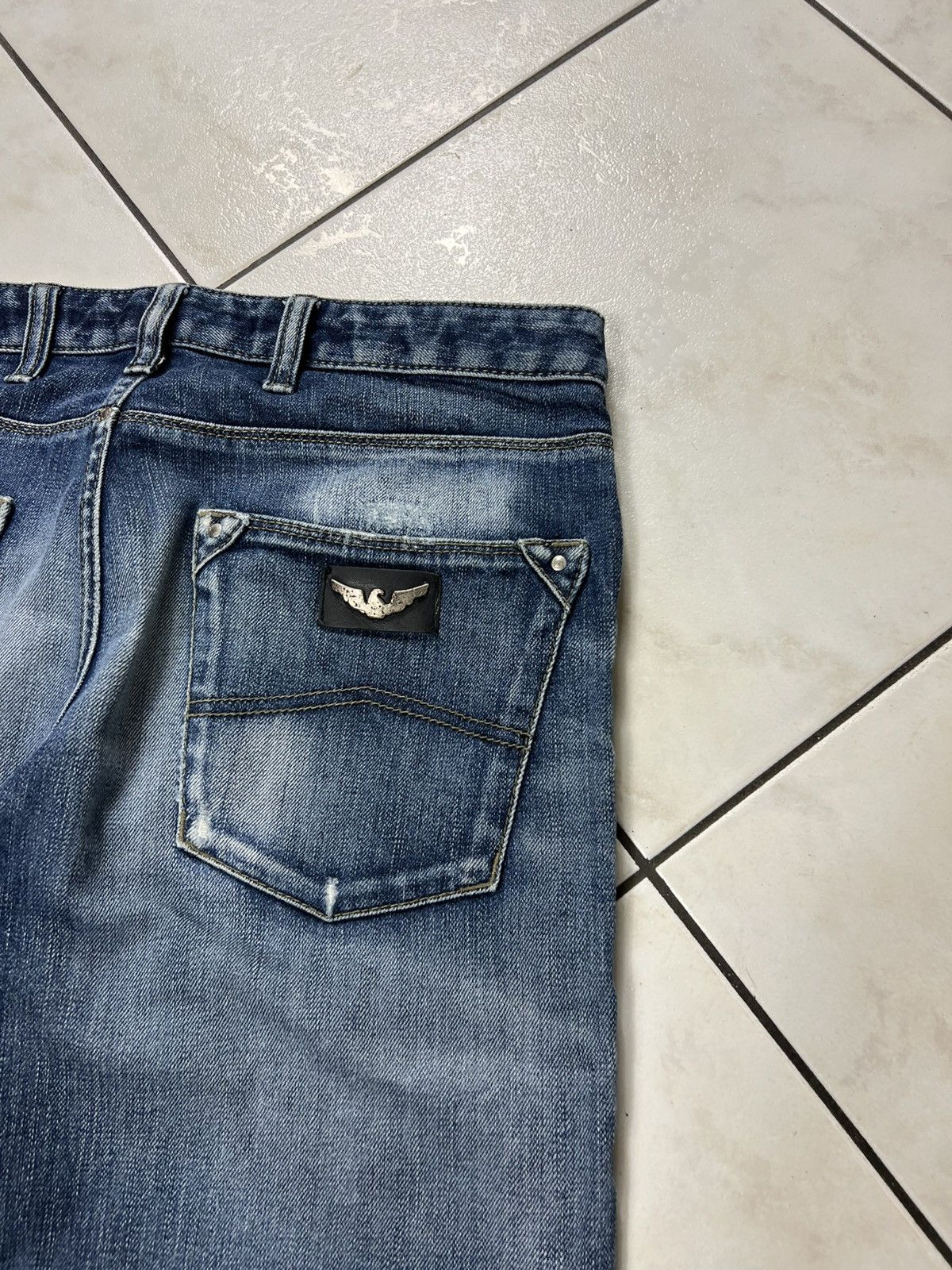 Giorgio Armani Vintage Giorgio Armani jeans distressed denim washed pants Size US 32 / EU 48 - 13 Thumbnail
