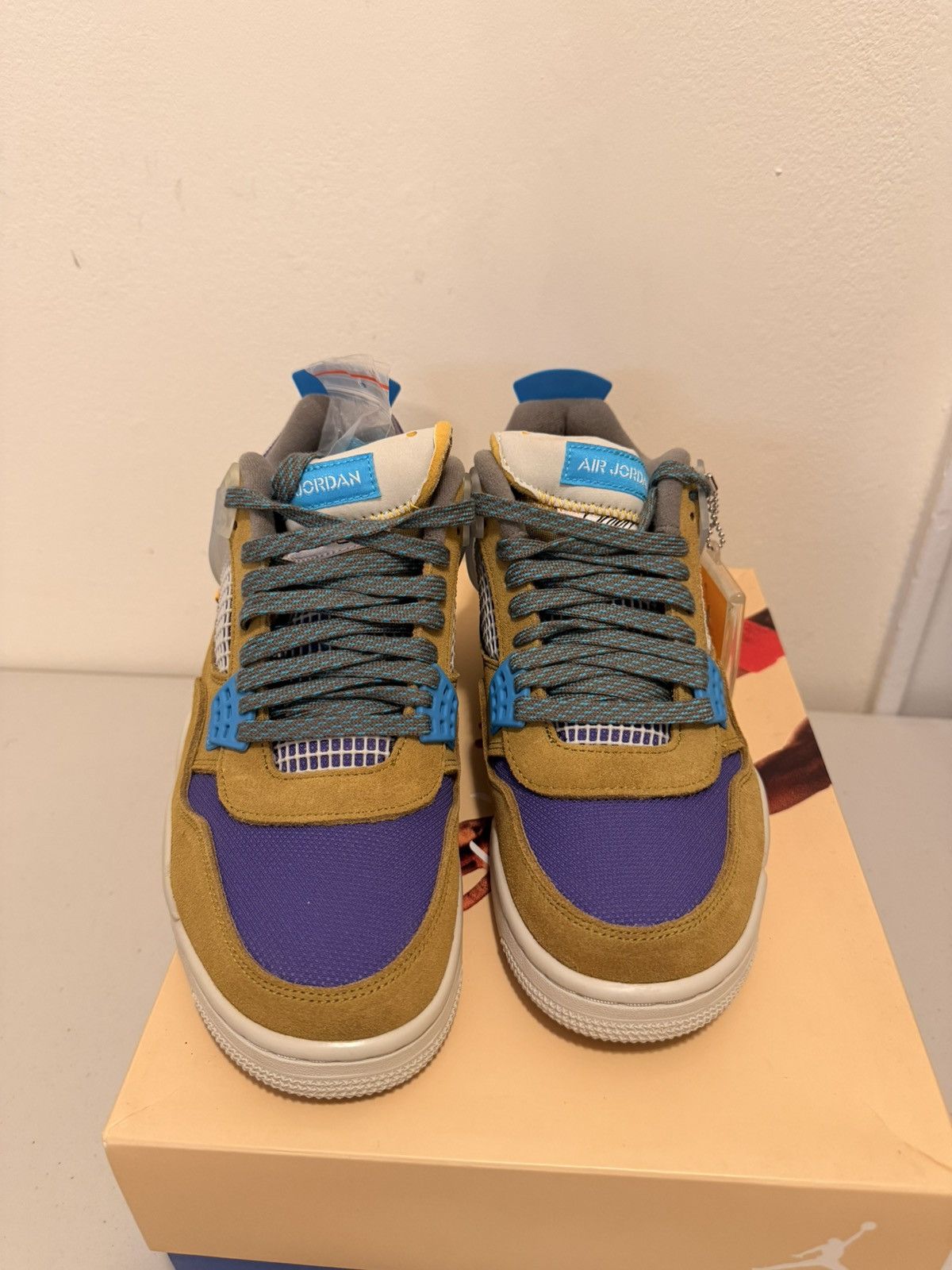Jordan Brand × Union LA Jordan 4 Retro SP 30th Anniversary Union Desert Moss sz 8.5 Size US 8.5 / EU 41-42 - 3 Thumbnail