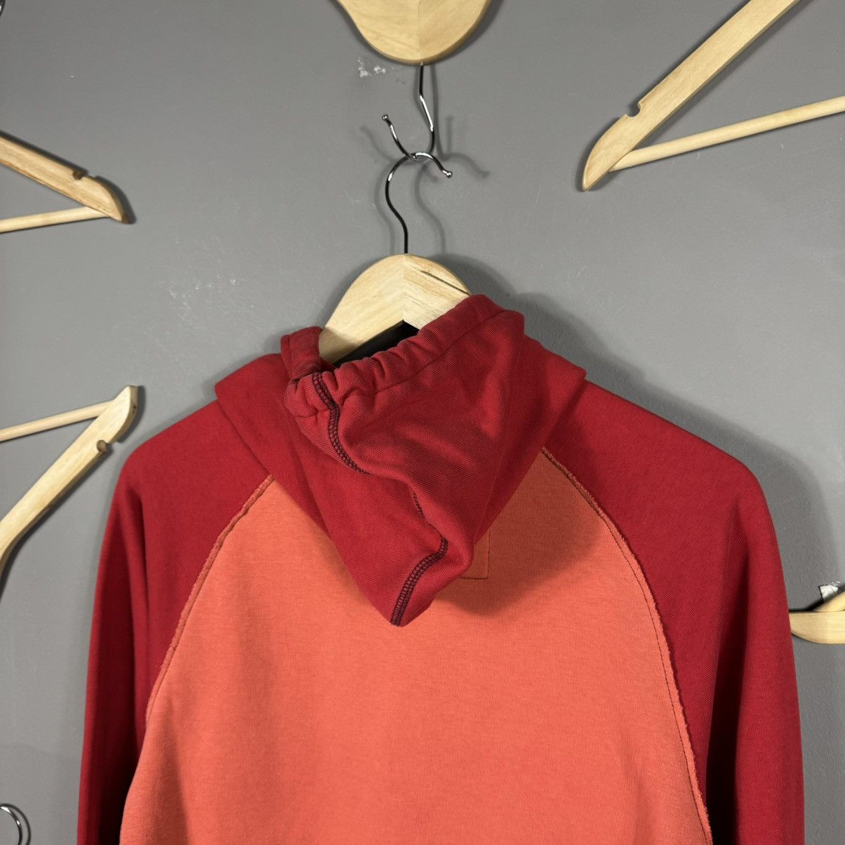 Nike × Vintage Nike Y2K Sportswear Red Hoodie Size US M / EU 48-50 / 2 - 8 Thumbnail