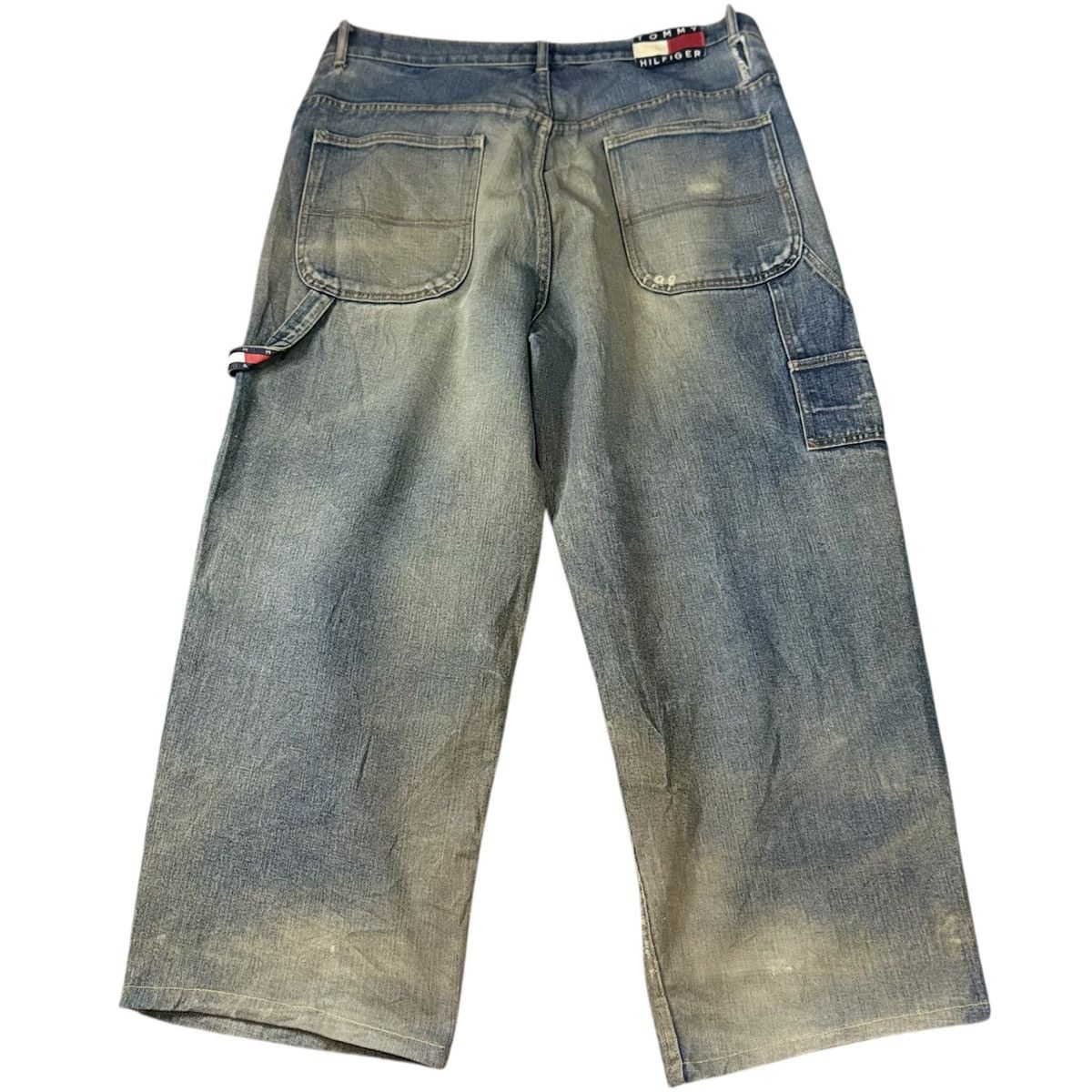 Hypebeast Distressed Baggy Tommy Jeans Vuja-De Balenciaga Style Size US 38 / EU 54 - 1 Thumbnail