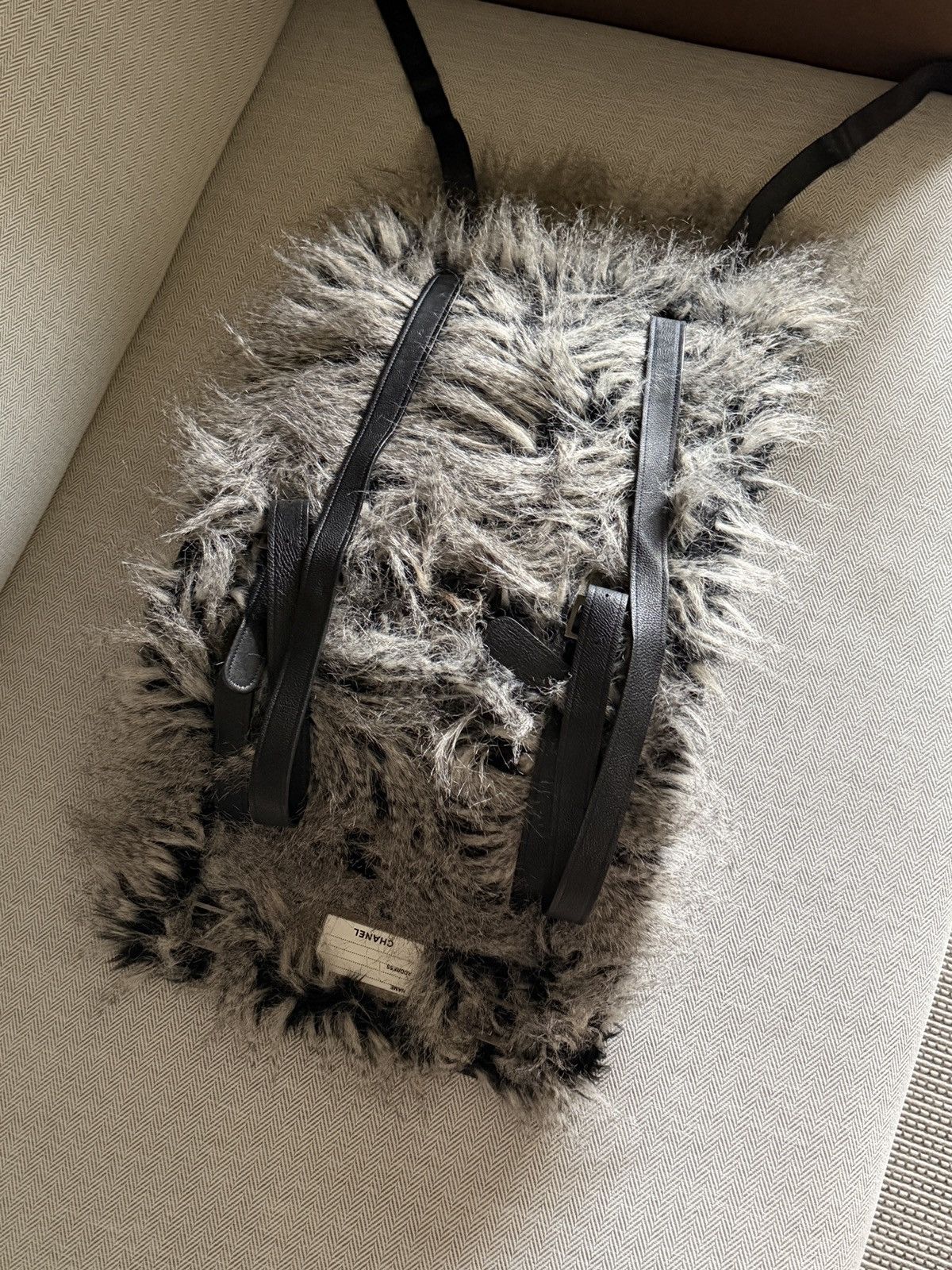 Chanel Chanel 2010 Fantasy Furs Grey Backpack Size ONE SIZE - 10 Thumbnail