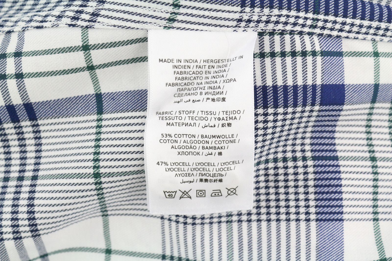Gant FLANNEL EU34 Plaid Pattern Button-Up Spread Shirt 84930 Size XS / US 0-2 / IT 36-38 - 8 Thumbnail