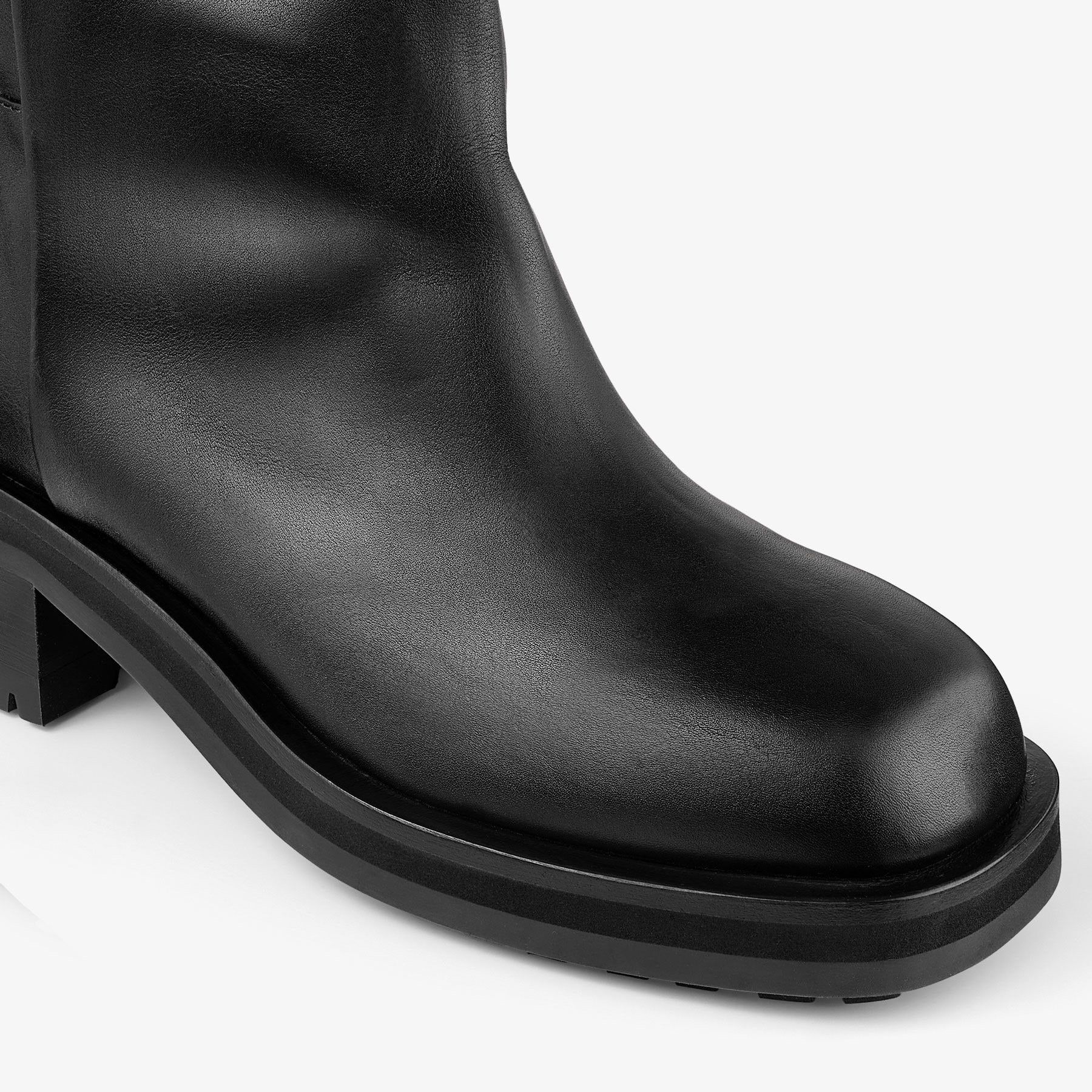Jimmy Choo o1s22i1n1024 Brooklyn 50 Boots in Black Size US 7 / IT 37 - 4 Thumbnail