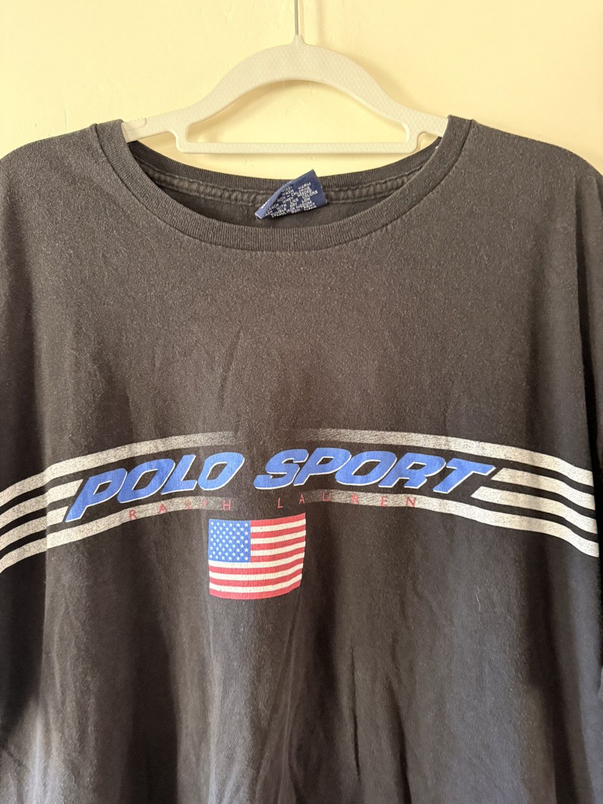 Polo Ralph Lauren Vintage Polo Sport Tee Size US XL / EU 56 / 4 - 2 Thumbnail