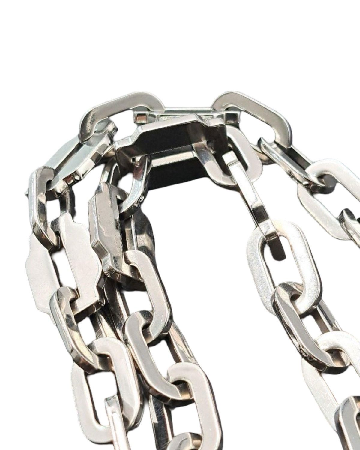 Dolce & Gabbana 3D Razor Chain Link Necklace Size ONE SIZE - 8 Thumbnail