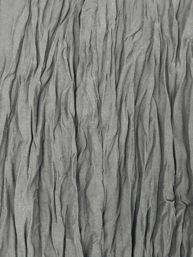 Roberto Cavalli 2000s Cavalli Black Crinkled Split Nylon Skirt Size 26" / US 2 / IT 38 - 9 Thumbnail