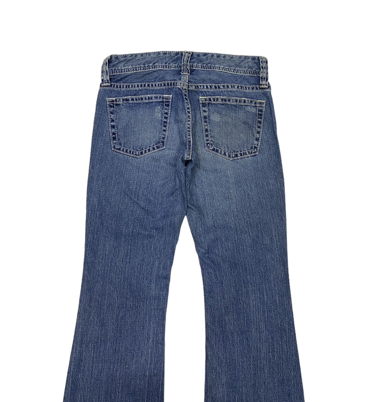 Undercover VINTAGE UNIQLO JAPAN LOW RISE FLARE DISTRESSED DENIM JEANS Size US 29 - 6 Thumbnail