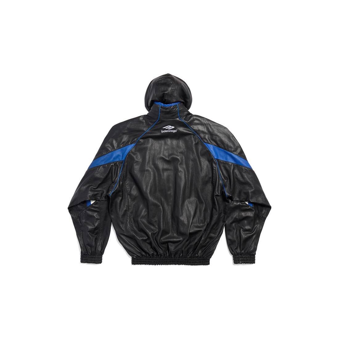 Balenciaga 3B Icon Sports Leather Track Suit Jacket Size US XXL / EU 58 / 5 - 2 Thumbnail