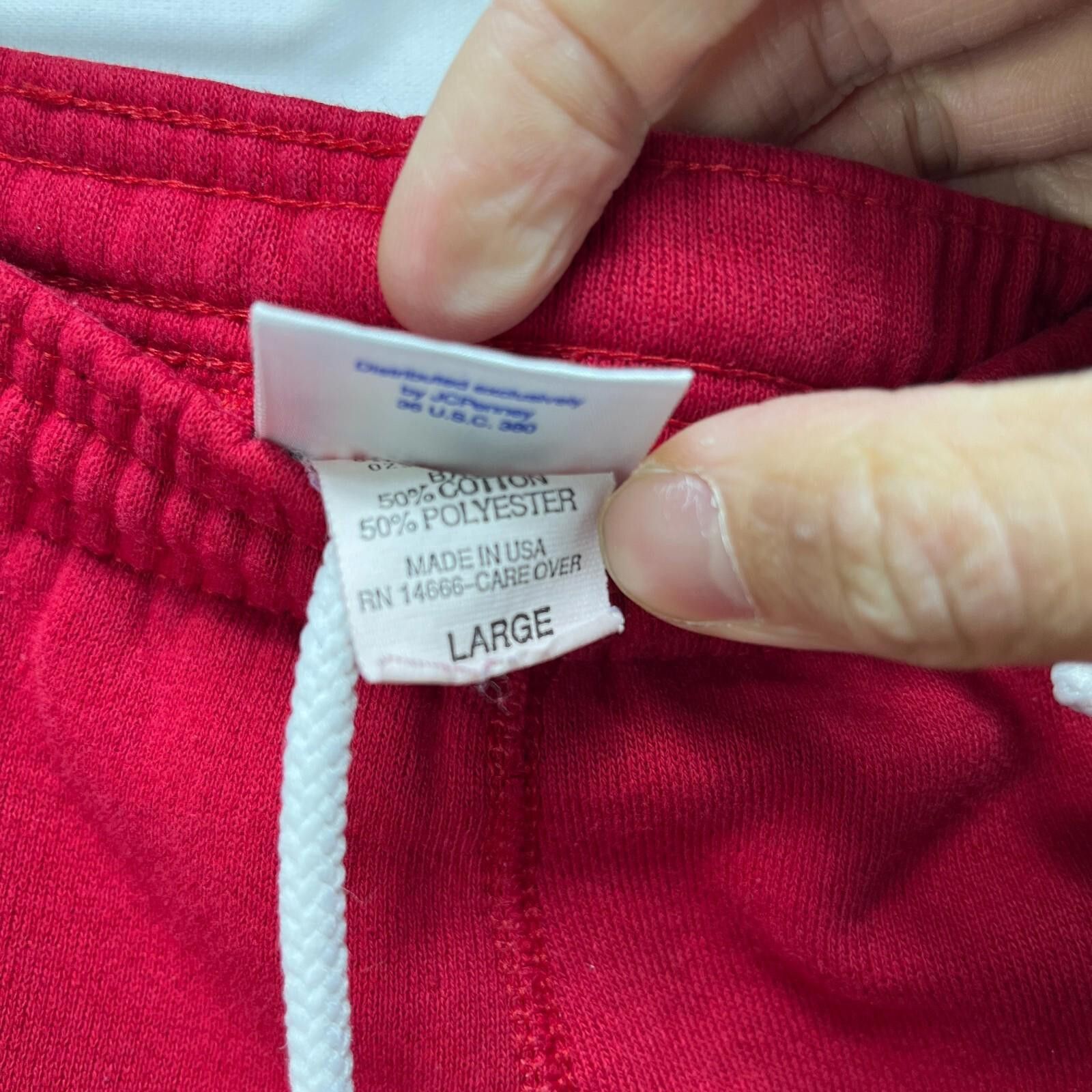 Vintage Vintage '90s USA Olympic Sweatpants Large Made in USA Cuffed Size US 34 / EU 50 - 7 Thumbnail