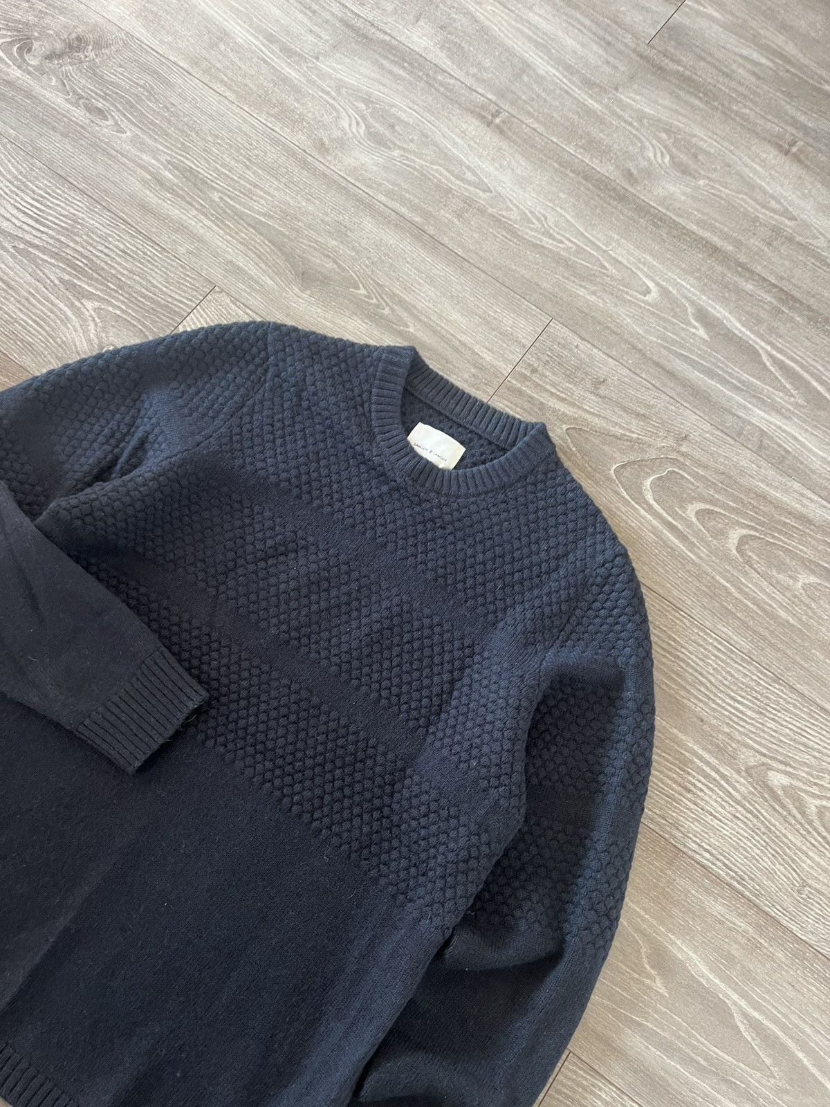 Japanese Brand × Samsoe Samsoe ‼️SAMSOE SAMSOE Dark Sapp LANA WOOL OLD MONEY STYLE SWEATER‼️ Size US XL / EU 56 / 4 - 13 Thumbnail