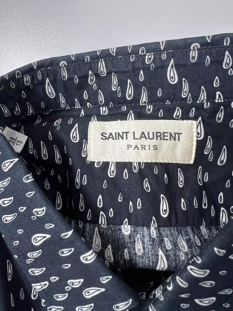Saint Laurent Paris Saint Laurent size 38 13fw raindrop shirt of the first yea Size US M / EU 48-50 / 2 - 3 Thumbnail