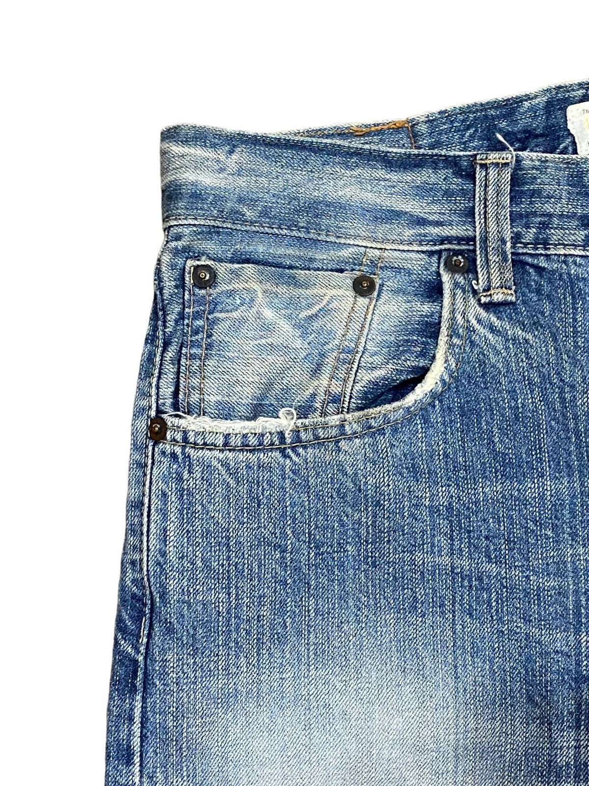 Edwin Vintage Edwin Redline 505ZX Size 29x32 Size US 29 - 6 Thumbnail