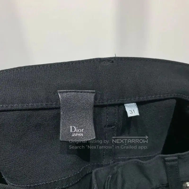 Dior Dior Black Cotton Casual Pants for Men . Size US 32 / EU 48 - 2 Thumbnail