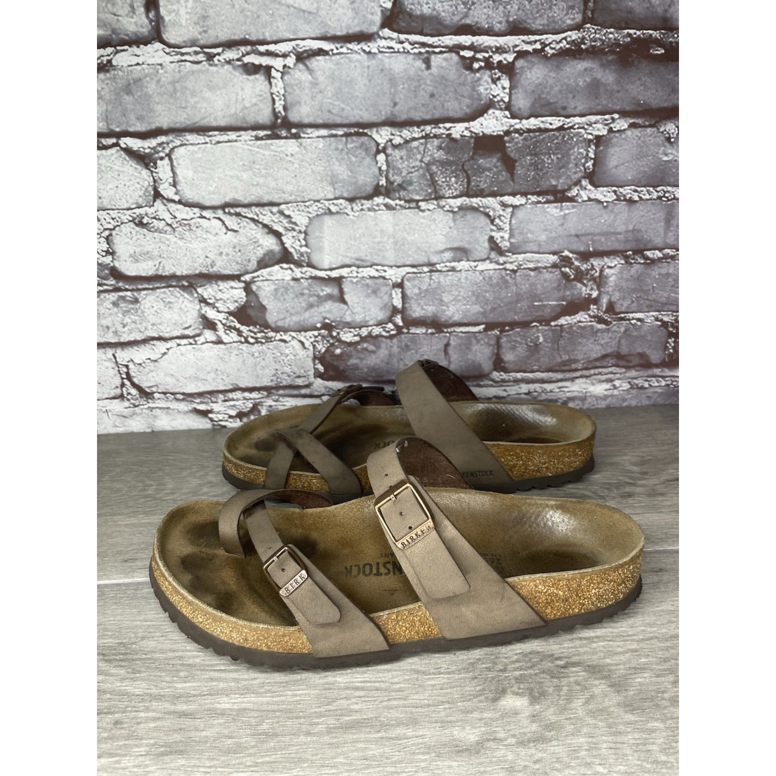 Birkenstock Birkenstock Mayari Mocha Brown Leather Strap Sandals Women’s Size US 10 / IT 40 - 19 Thumbnail