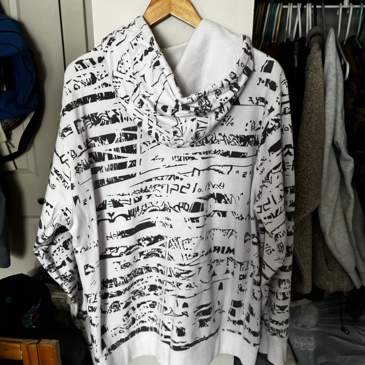 Gotcha Y2K 2000s Gotcha AOP Waffle Hoodie Size US XL / EU 56 / 4 - 3 Thumbnail