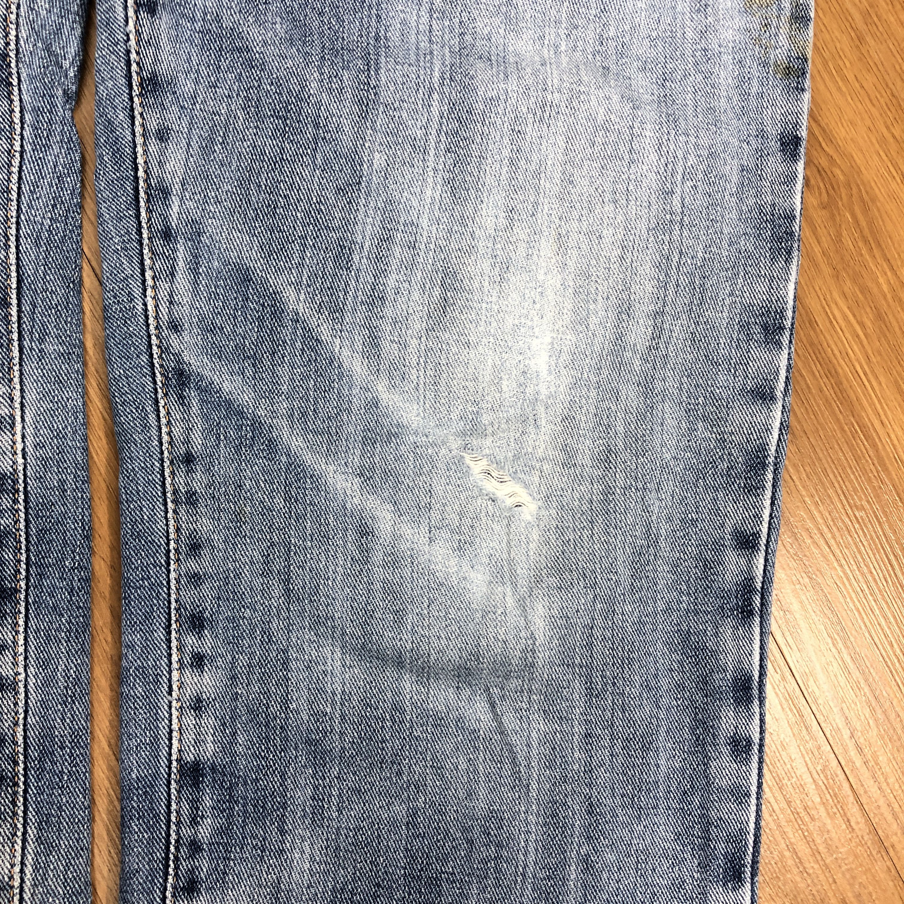 Edwin × Vintage 32 x 28.5 Vintage Edwin Blue Wash Jeans L1383 Size US 32 / EU 48 - 3 Thumbnail