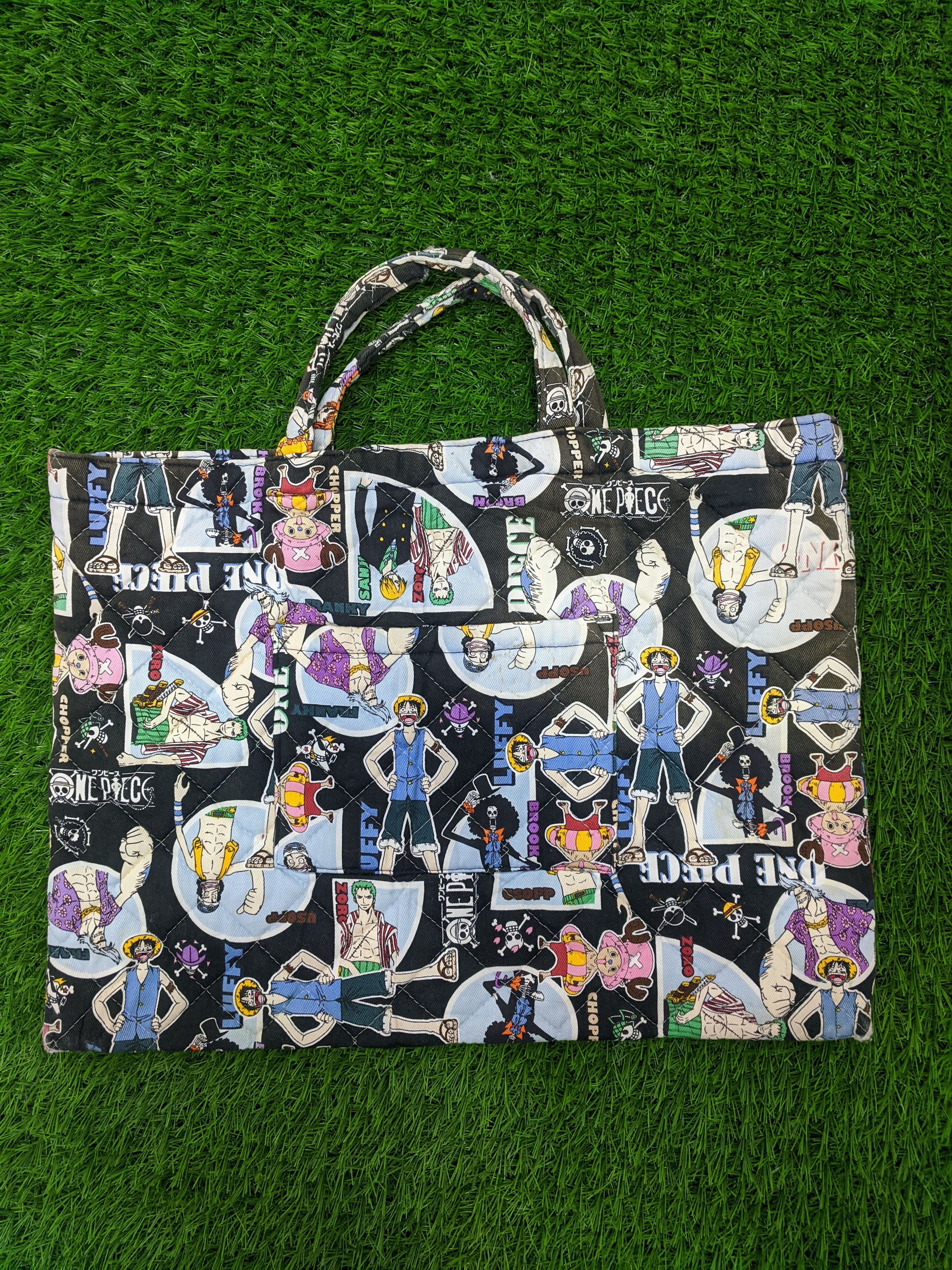 Anime × One Piece × Vintage Japanese Anime One Piece Totebag BG0016 Size ONE SIZE - 2 Thumbnail