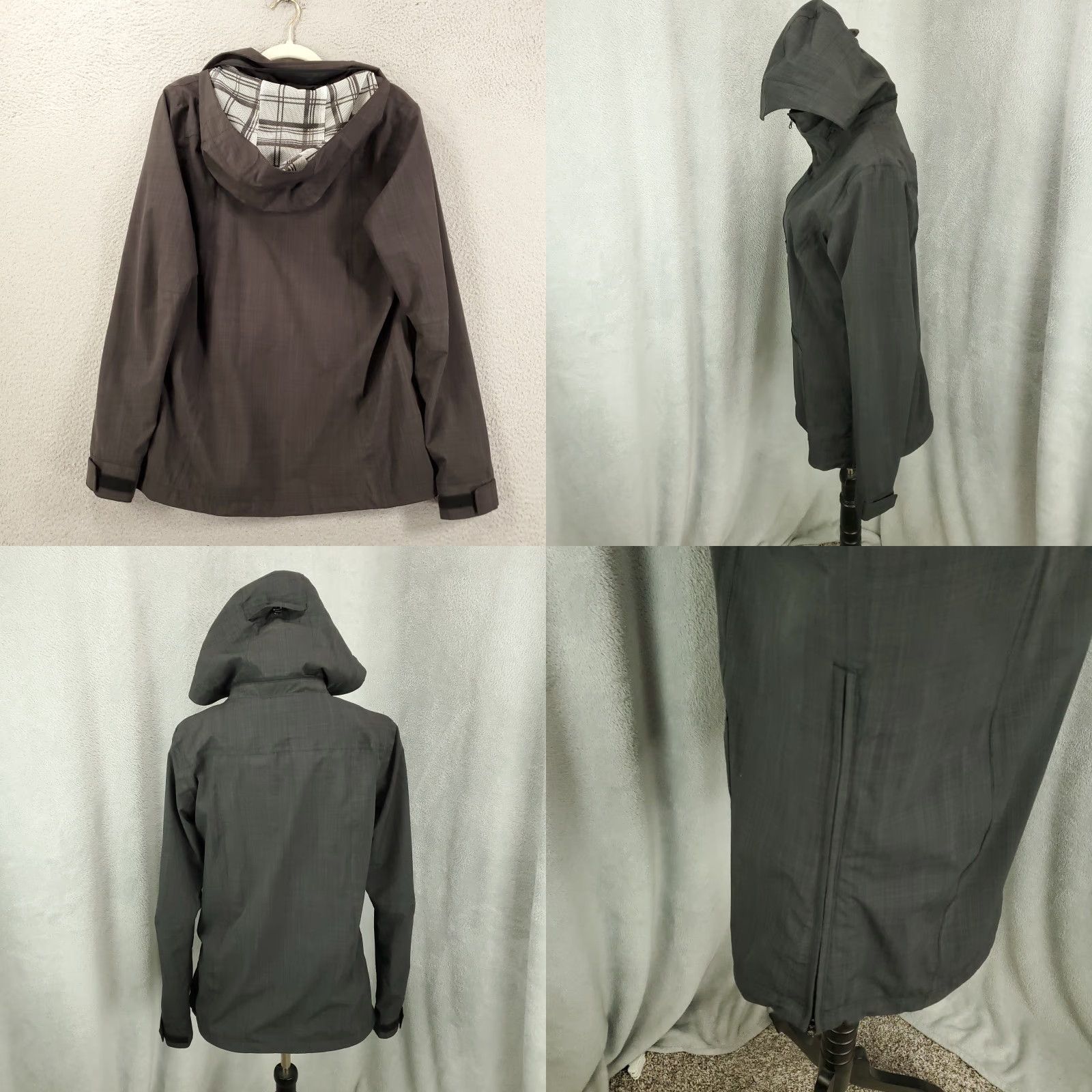 Burton Burton Hoodie Womens S Gray Lotus Pullover Jacket Zip Hood Packable Windbreaker Casual Outdoor Fall Spring Winter Size S / US 4 / IT 40 - 8 Thumbnail