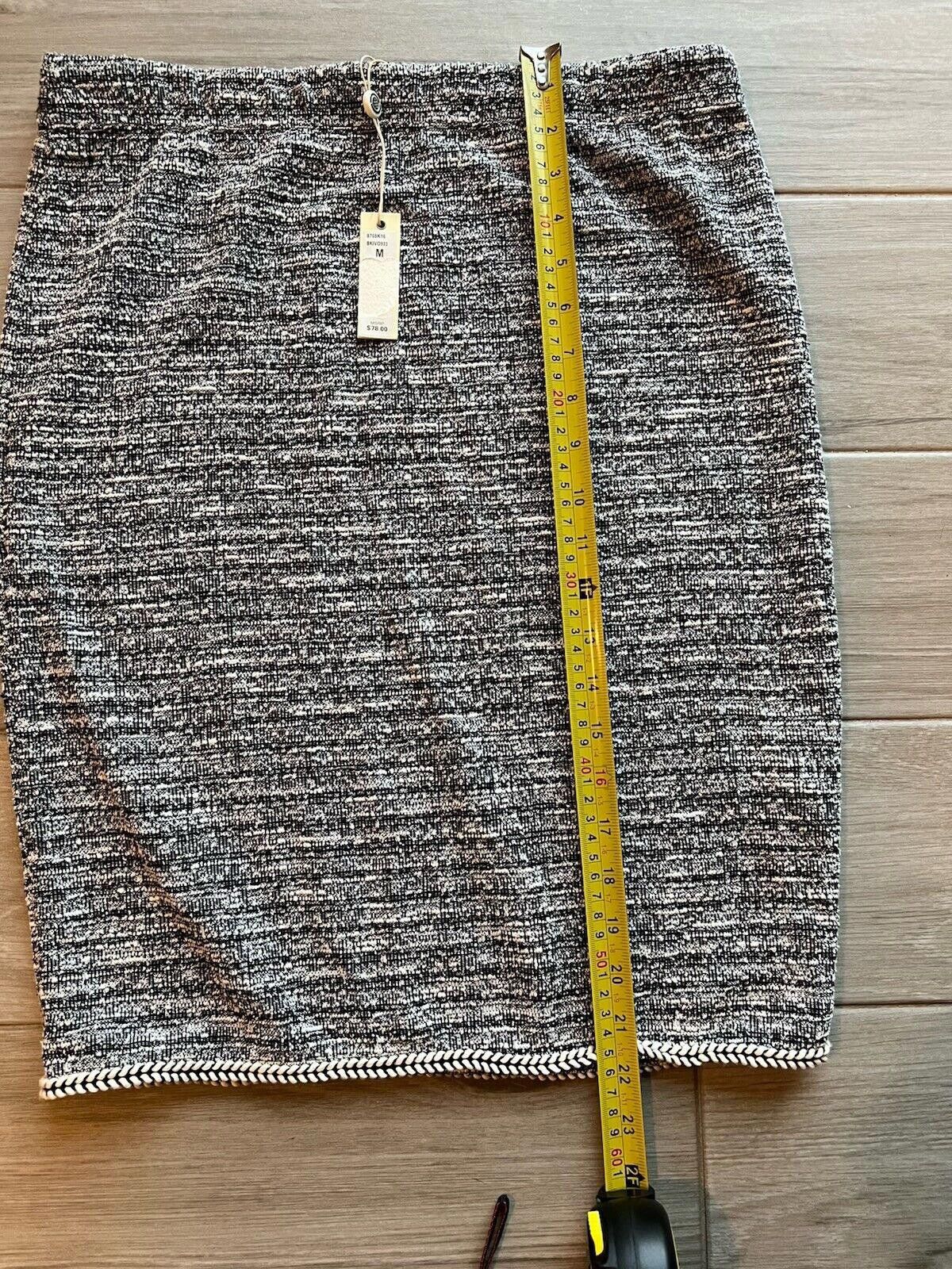 Designer Max Studio Elastic Waist Stretchy Knit Pencil Skirt Size M Size 32" / US 10 / IT 46 - 6 Thumbnail