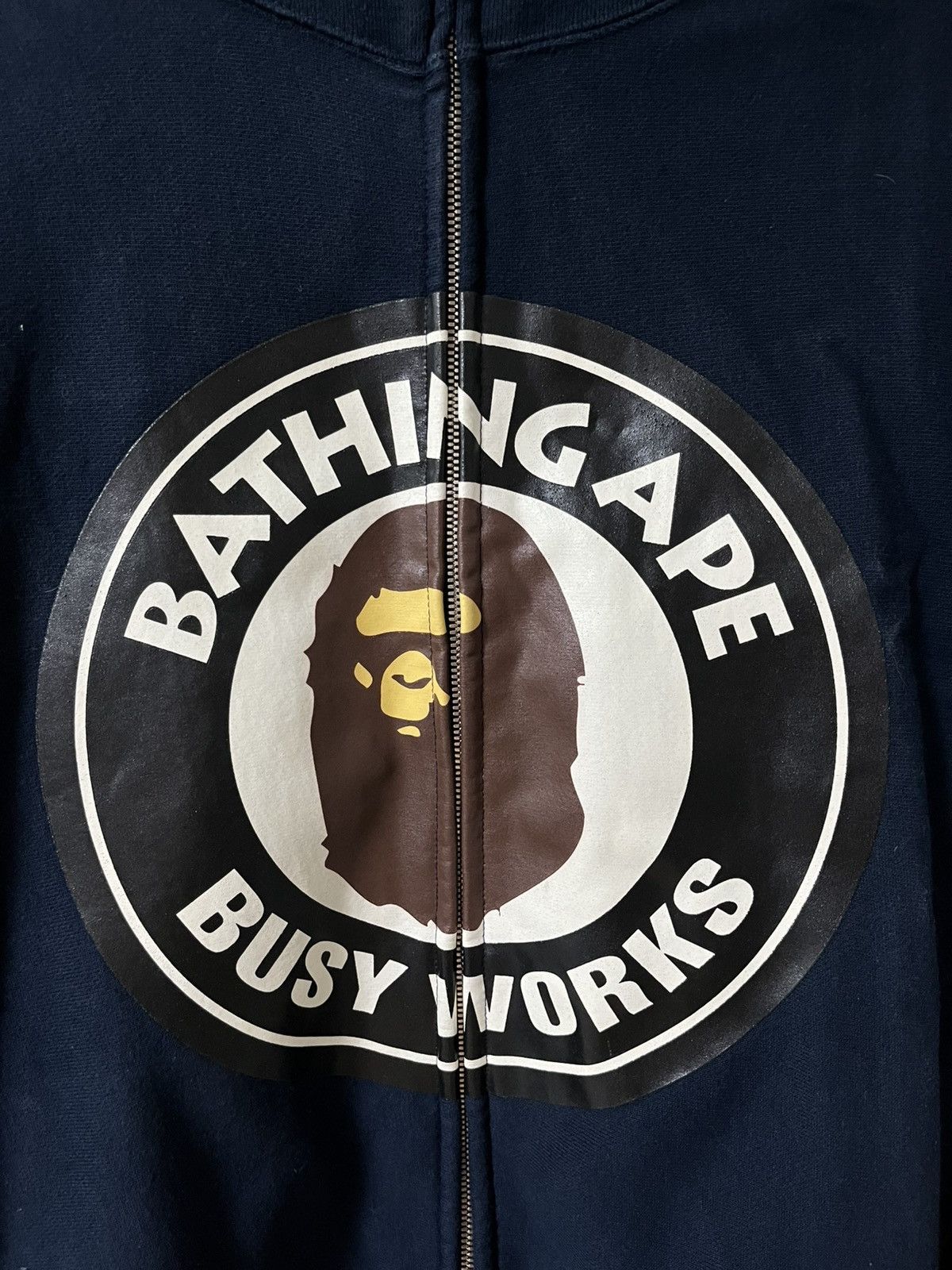 Bape Bape Archive Busy Work Full Zip-Up Hoodie Size US L / EU 52-54 / 3 - 3 Thumbnail