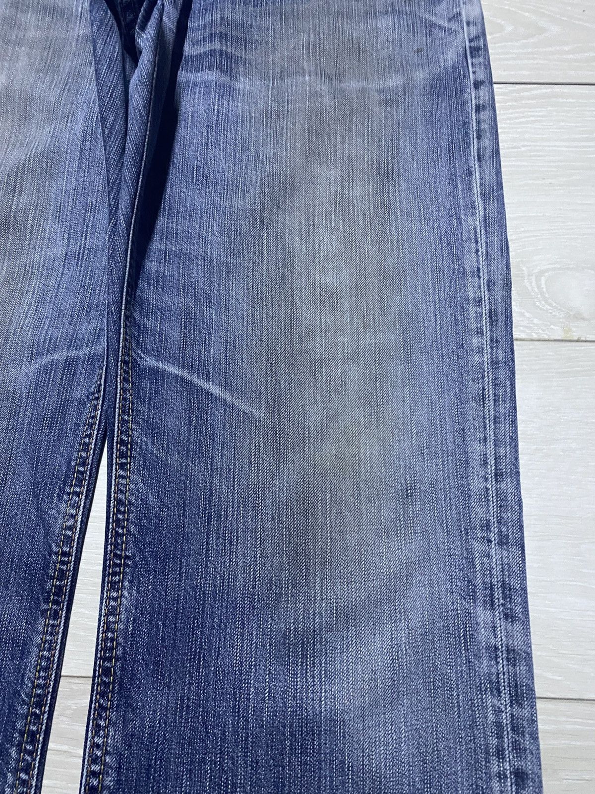 Edwin Vintage Edwin 503 Premium Grunge Distressed Loose Jeans Size US 33 - 8 Thumbnail