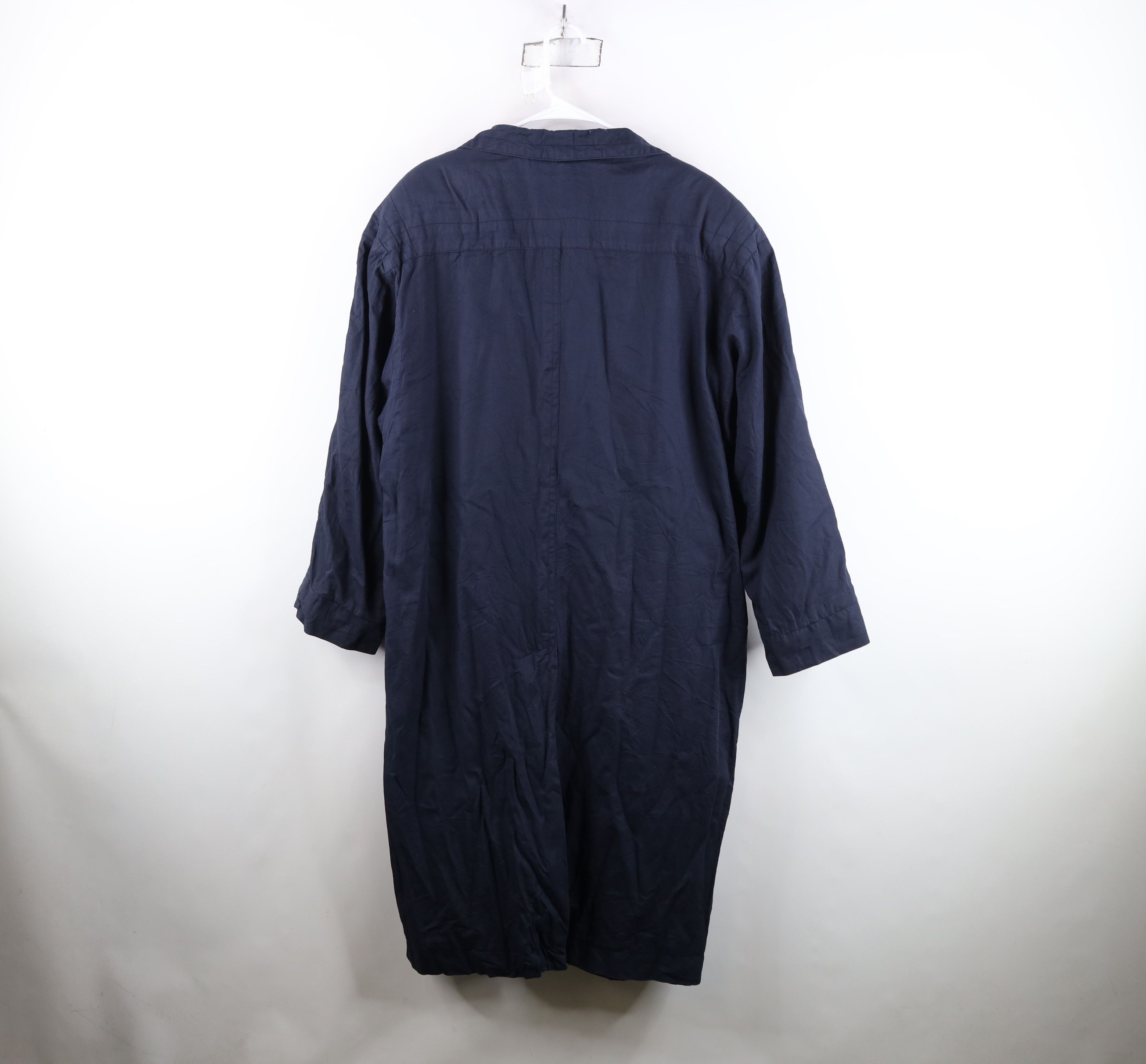 Vintage Vintage 50s 60s Streetwear Lined Rayon Gabardine Trench Coat Size US XXL / EU 58 / 5 - 13 Thumbnail