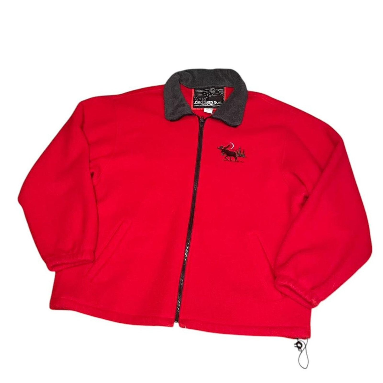 Other Vintage Moose Nature Zip Up Fleece Jacket Size US XL / EU 56 / 4 - 2 Thumbnail