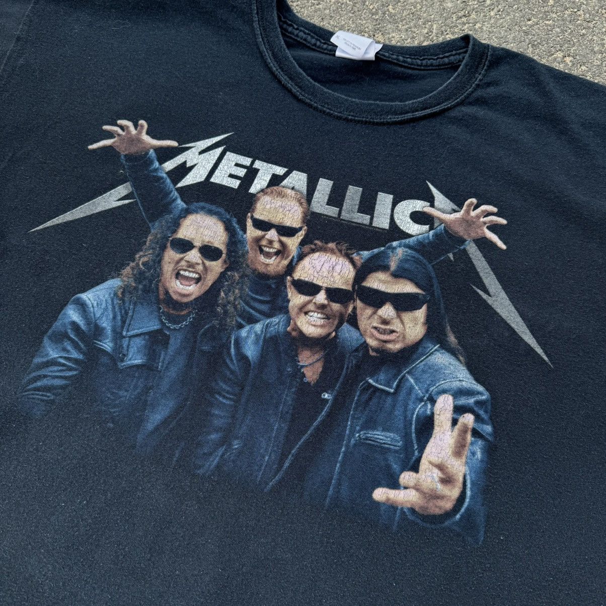 Metallica 2009 Metallica World Magnetic Tour 00s Black Tee Metal Band Size US XL / EU 56 / 4 - 3 Thumbnail