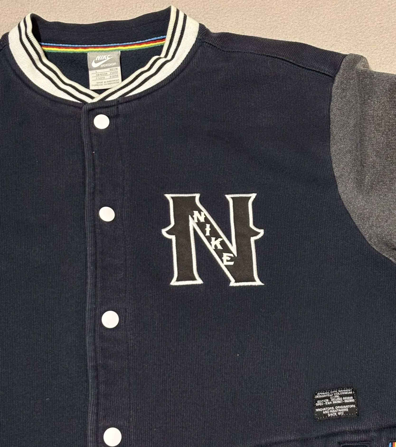 Nike Nike vintage baseball jacket size L Size US L / EU 52-54 / 3 - 7 Thumbnail