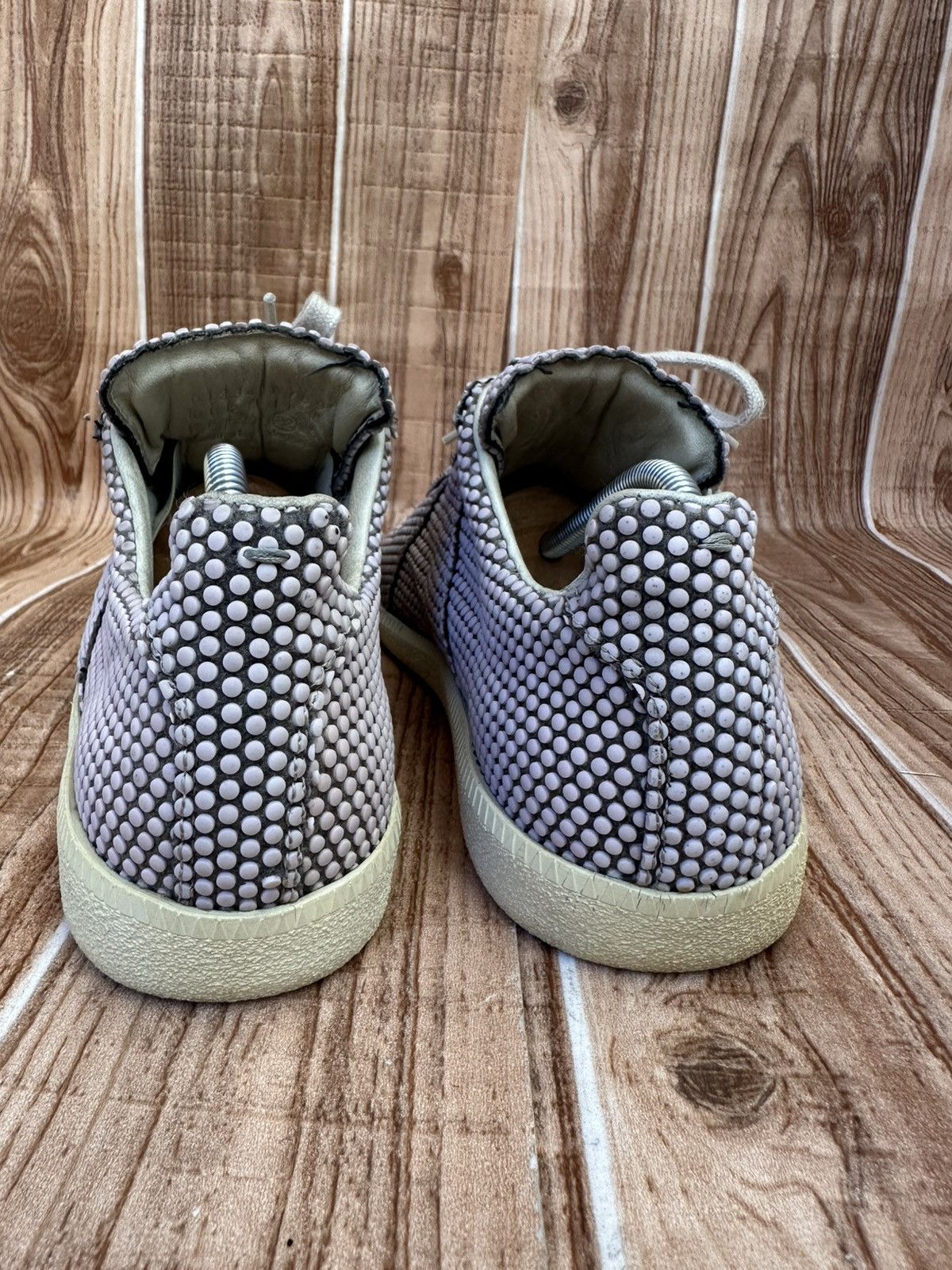 Maison Margiela Maison Margiela Replica Textured Polka Dot Sneaker Lowtops Size US 8 / EU 41 - 13 Thumbnail
