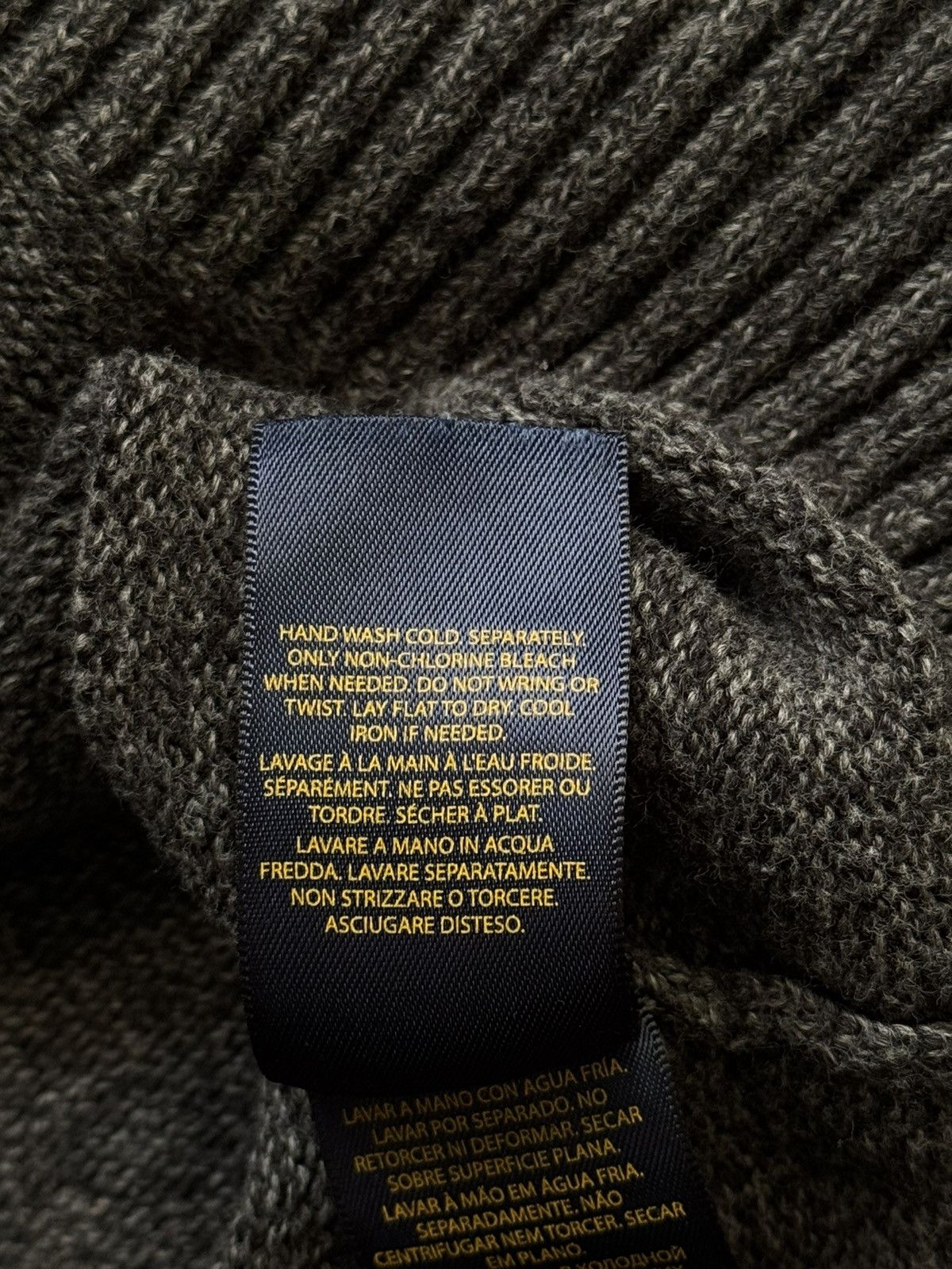 Polo Ralph Lauren Polo Ralph Lauren minimalist grey knit logo sweater Size US XL / EU 56 / 4 - 6 Thumbnail