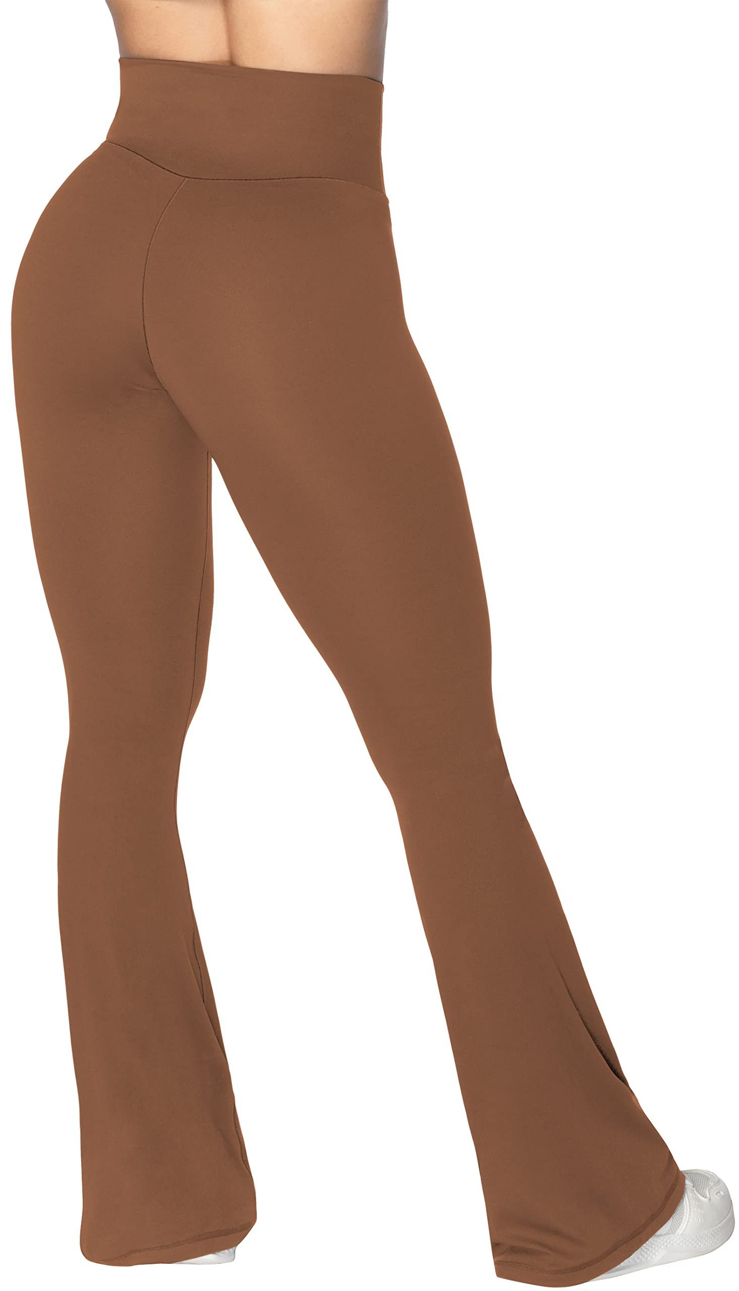 Other Flare Leggings, Crossover Yoga Pants with Tummy Control Size 34" / US 12 / IT 48 - 3 Thumbnail