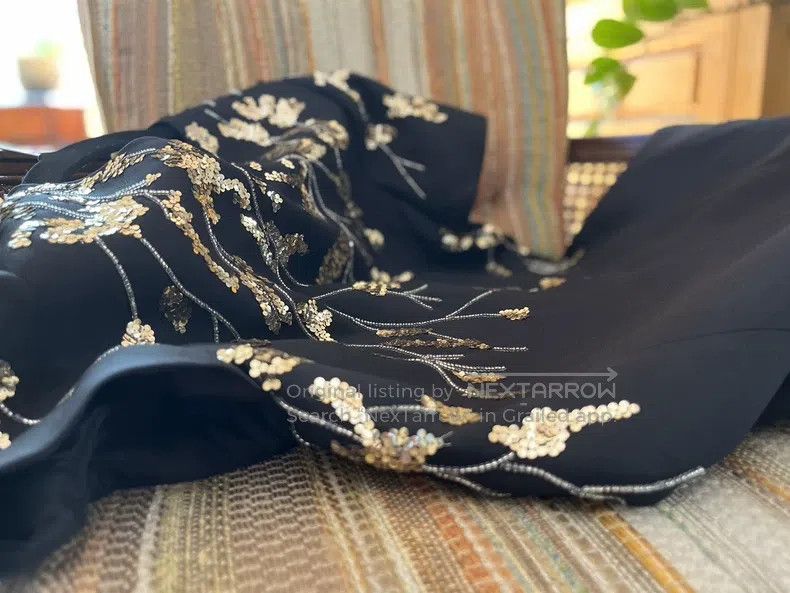 Valentino Valentino Black and gold dress Size S / US 4 / IT 40 - 5 Thumbnail