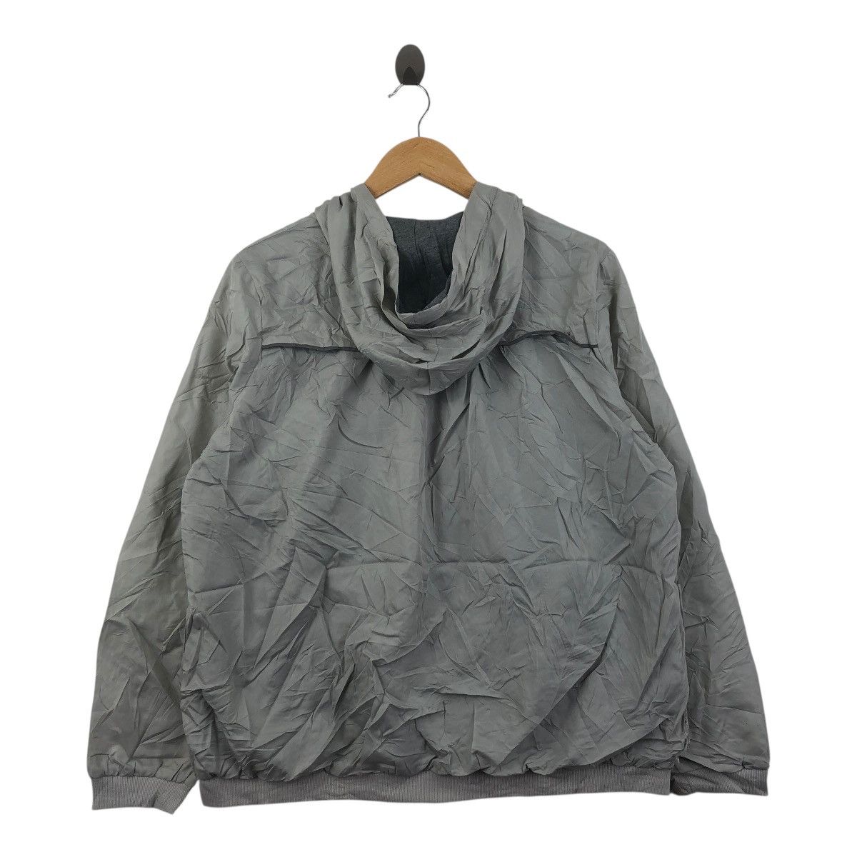 Converse Vintage CONVERSE ALL STARS Coat Hooded Zipper Jacket Size US XL / EU 56 / 4 - 4 Thumbnail