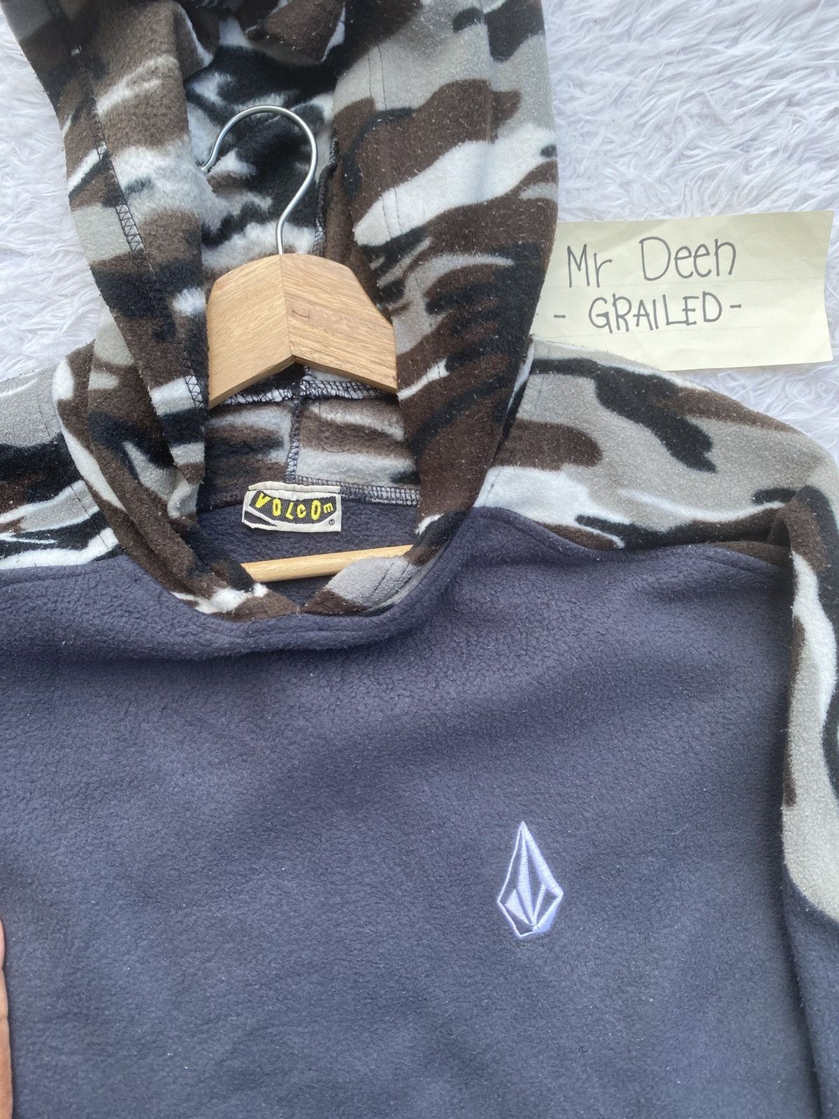 Volcom Rare Volcom Fleece Grey Hoodie Size US L / EU 52-54 / 3 - 10 Thumbnail
