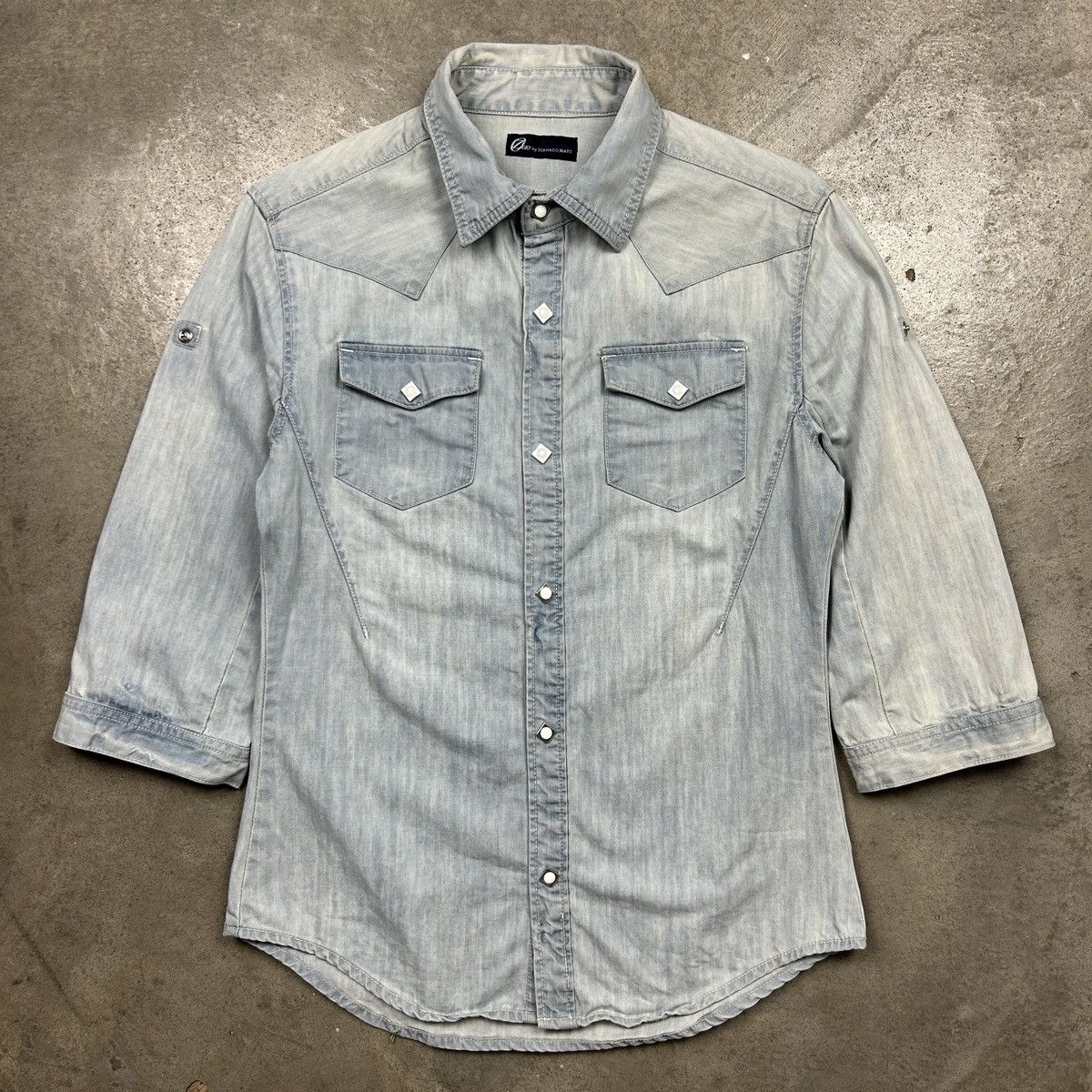 Tornado Mart zero by tornado mart western shirt denim Size US M / EU 48-50 / 2 - 4 Thumbnail