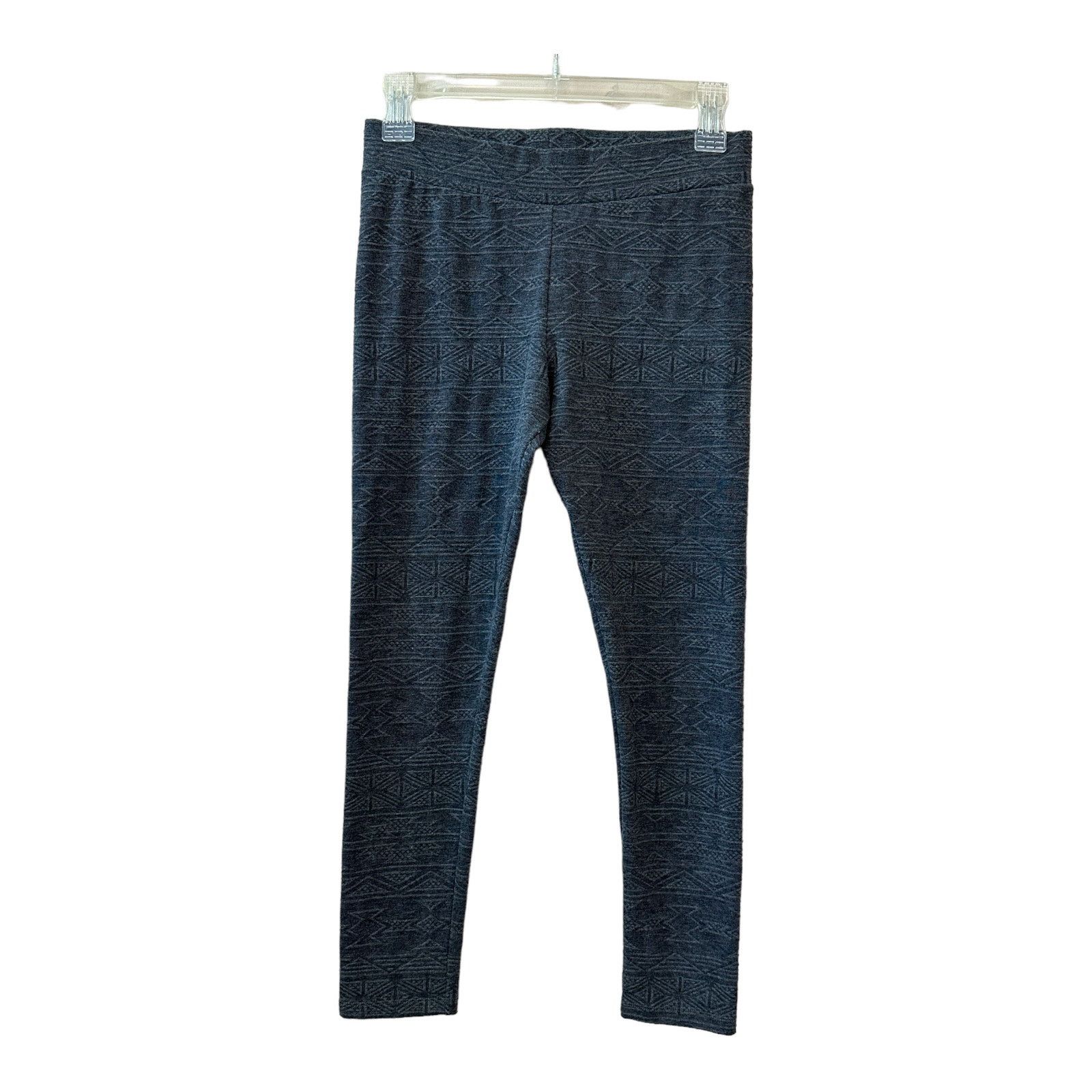 American Eagle Outfitters American Eagle gray textured high rise leggings size M Size 27" / US 4 / IT 40 - 7 Thumbnail