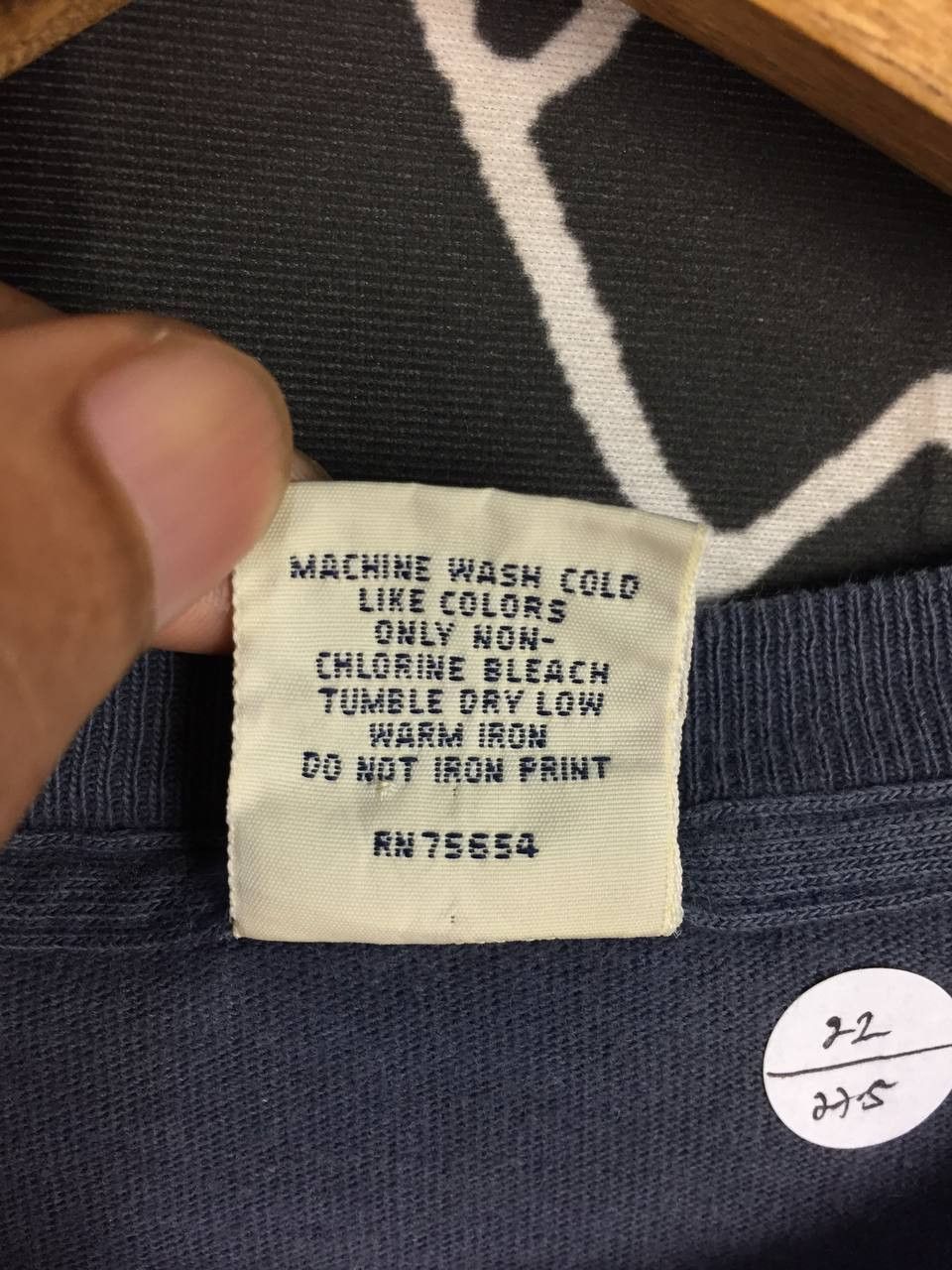 Abercrombie & Fitch Vtg Y2K Abercrombie & Fitch Navy Blue Athletics Tee Size US L / EU 52-54 / 3 - 8 Thumbnail