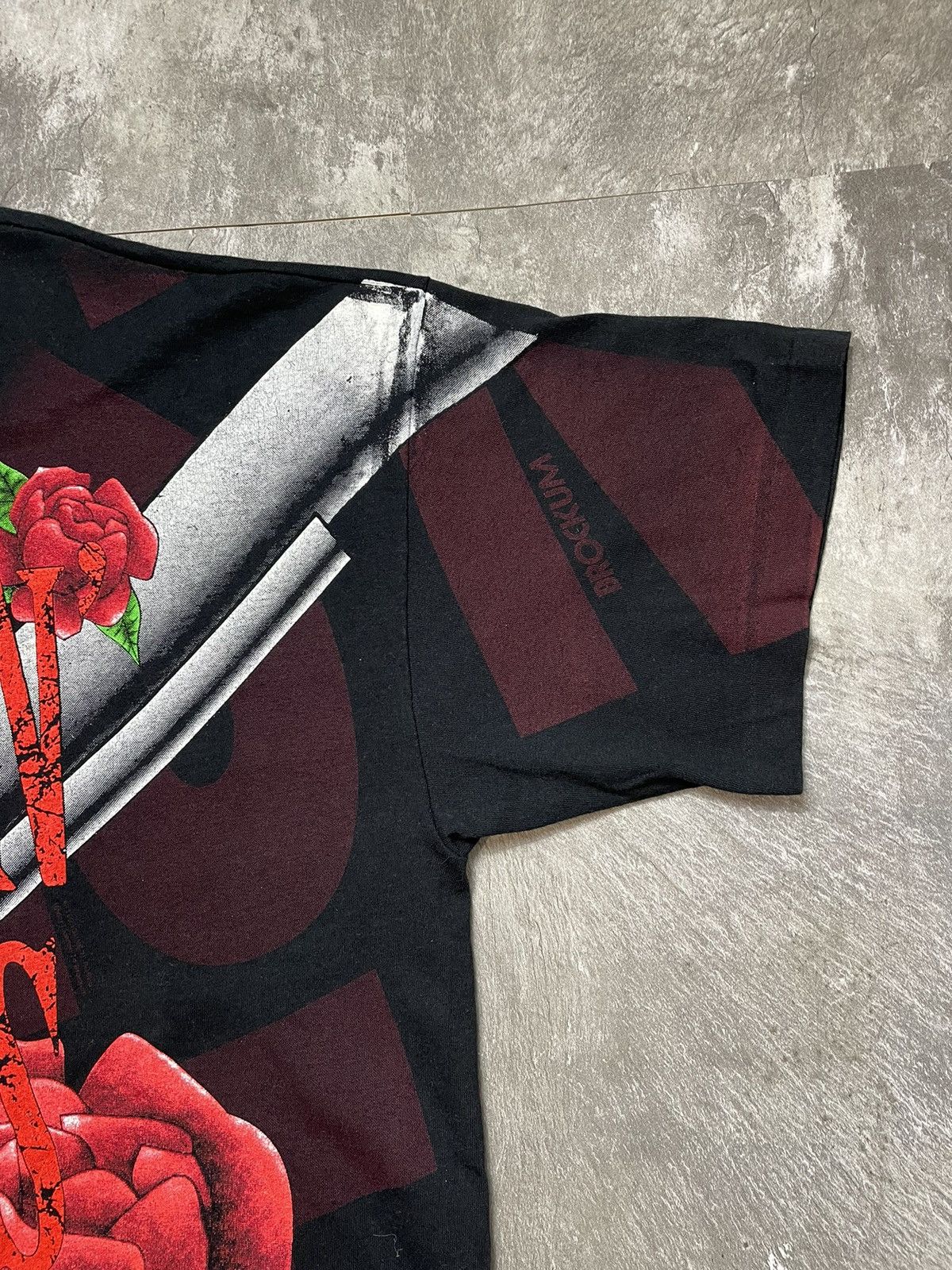 Guns N' Roses 🚨Vintage 1993 Guns n Roses Alloverprint Band Tee Graphic Size US XL / EU 56 / 4 - 11 Thumbnail