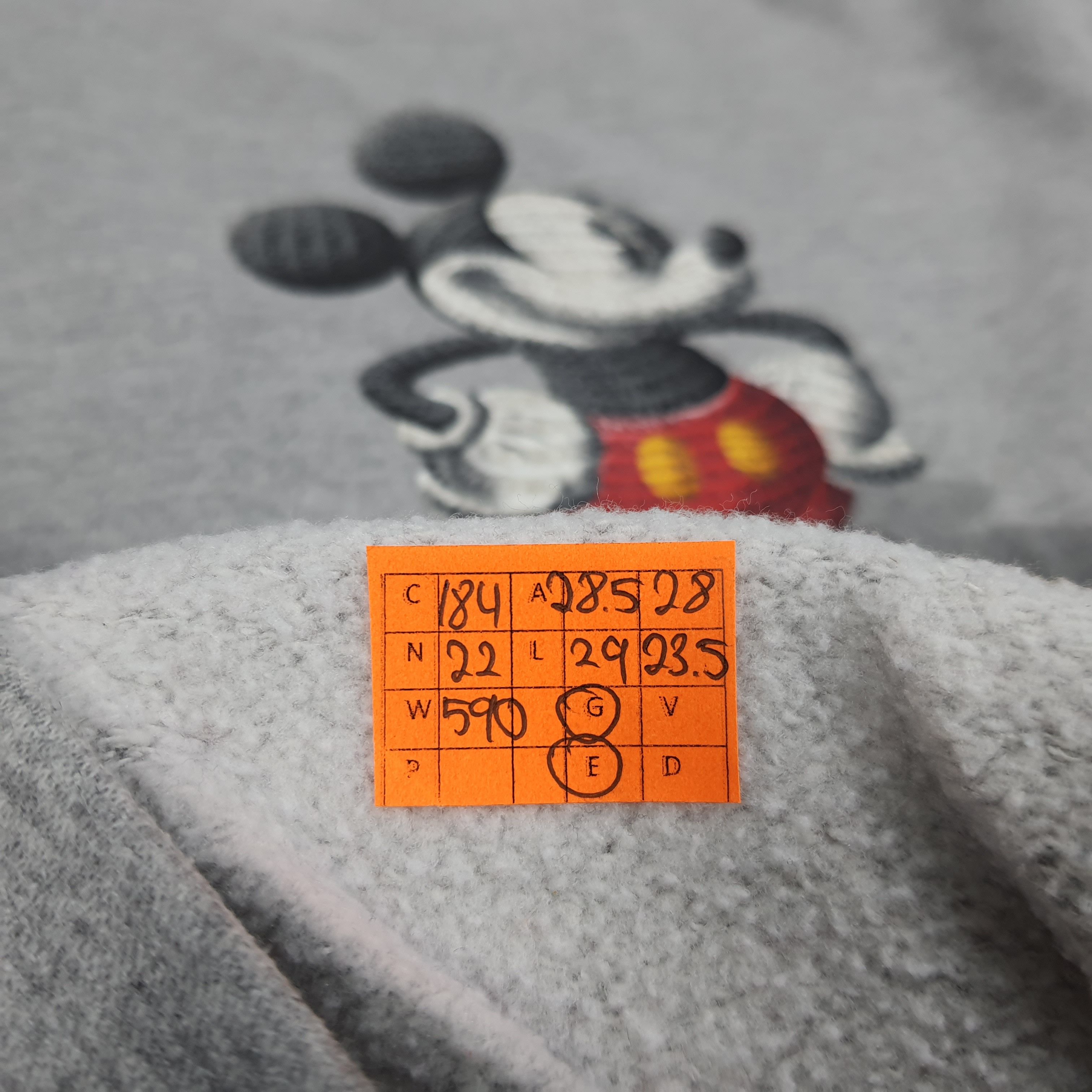 Disney × Mickey Mouse × Vintage Vintage Disney Mickey Mouse Monogram Sweatshirt Size US XXL / EU 58 / 5 - 7 Thumbnail