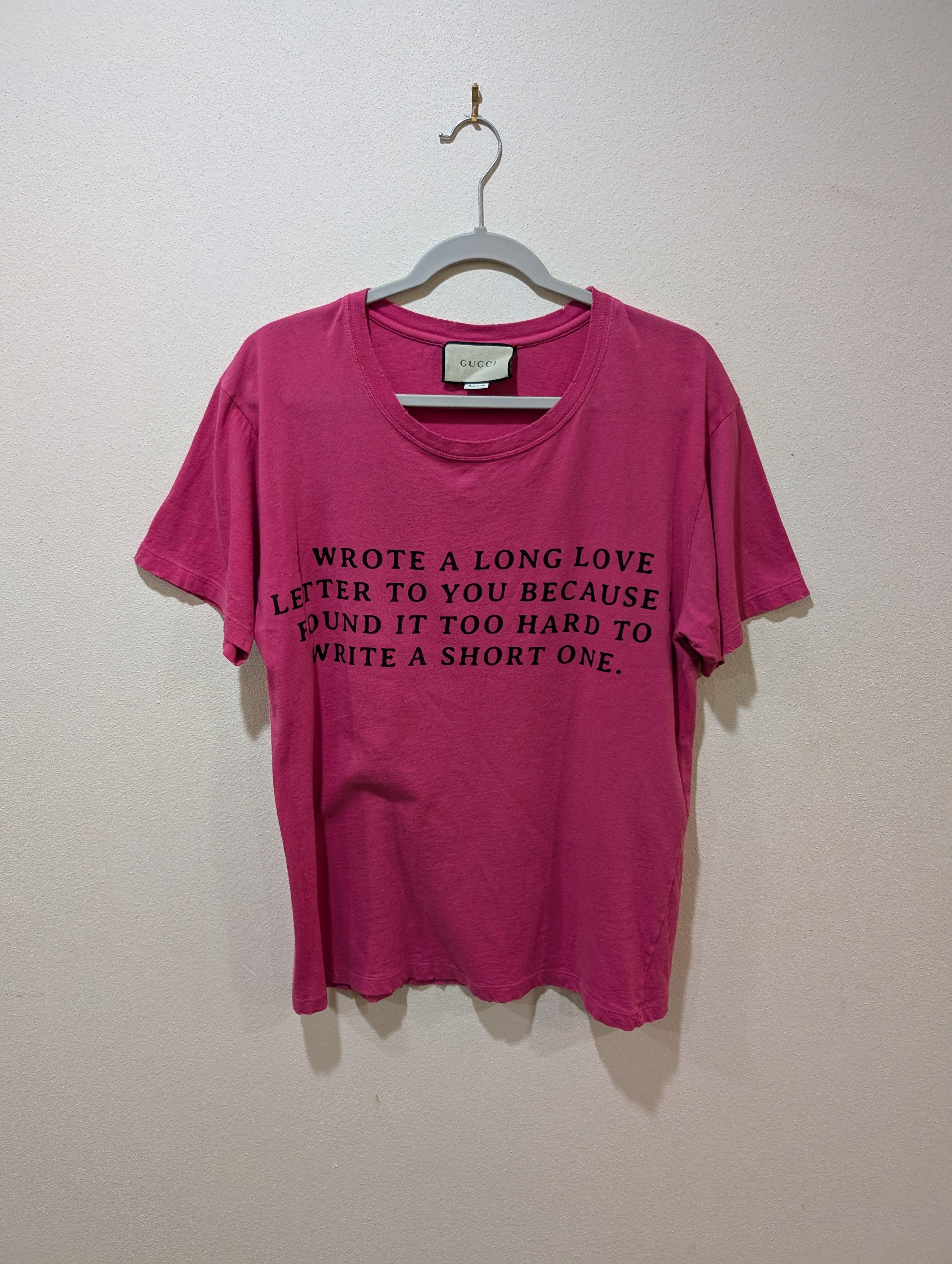 Gucci Love Letter Tee | Grailed - トップス 