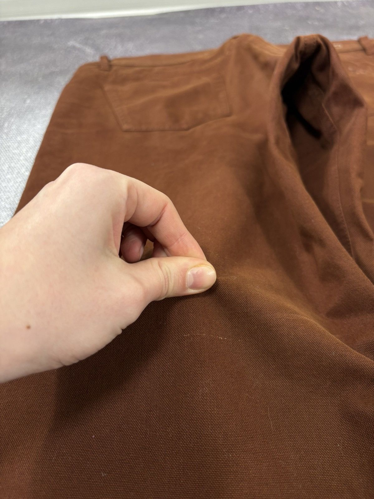 Bottega Veneta Bottega Veneta Men’s Relaxed Loose Fit Coral Brown Jeans Size US 36 / EU 52 - 15 Thumbnail