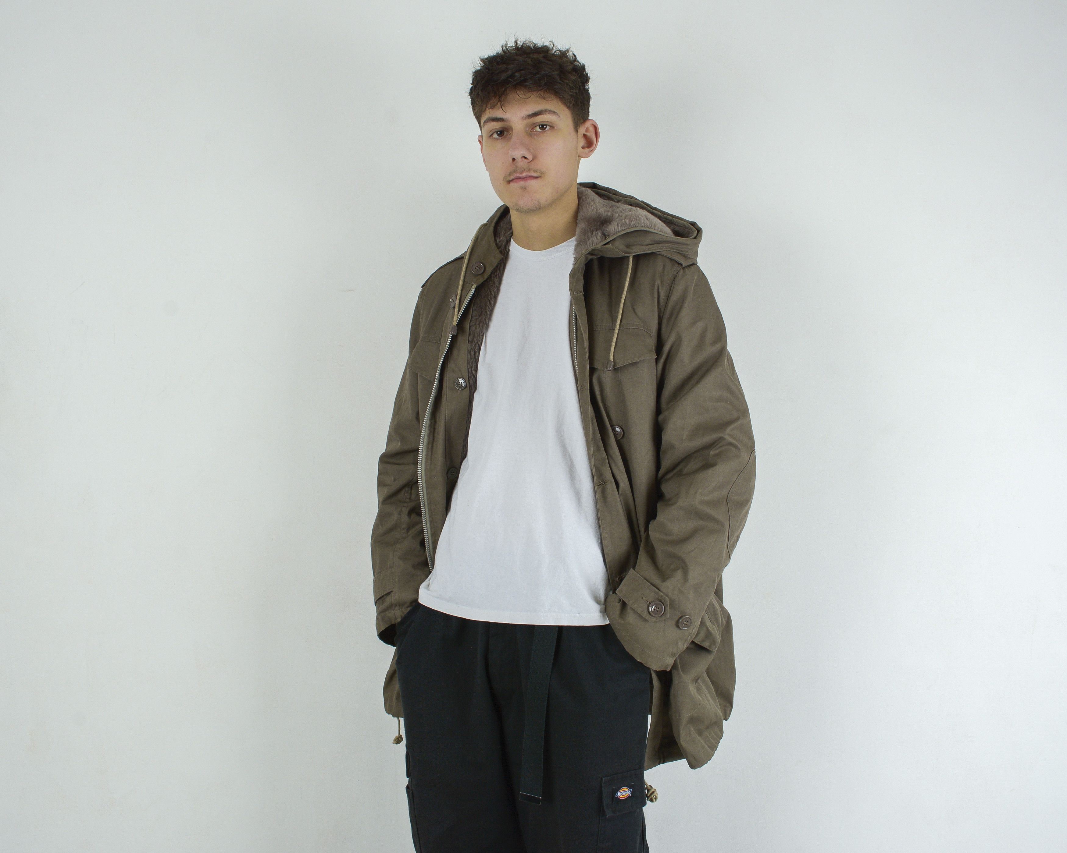 Other German Army Men 3XL Jacket Parka 2in1 Coat Faux Sherpa EU 58 Size US XXL / EU 58 / 5 - 1 Thumbnail