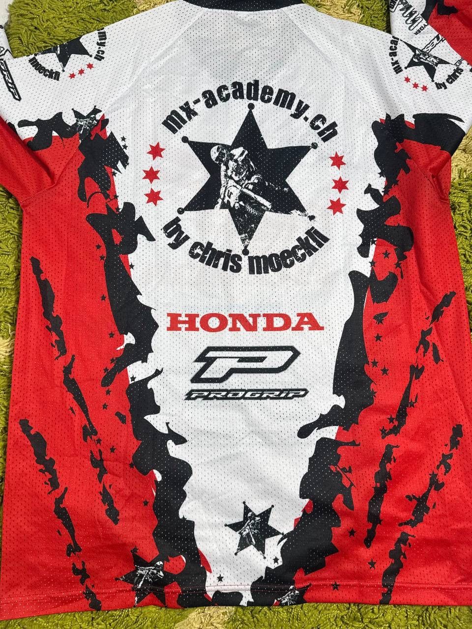 Honda Honda Racing Progrip Motocross Jersey Red White Longsleeve Size US S / EU 44-46 / 1 - 5 Thumbnail