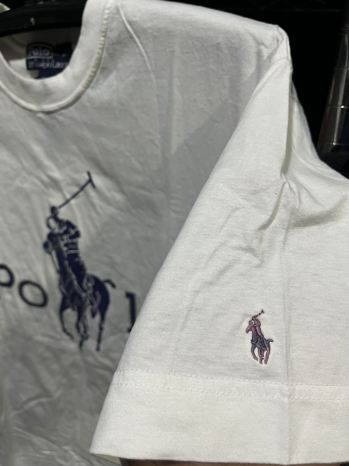 Polo Ralph Lauren Polo Ralph Lauren Big Pony Tee Logo 90s Size US L / EU 52-54 / 3 - 3 Thumbnail