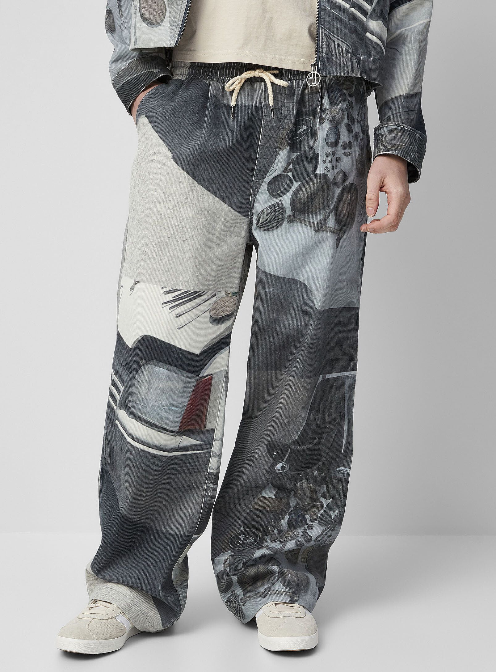 Jungles BNWT AW24 JUNGLES JUNGLES PRINTED CORDUROY PANTS L Size US 34 / EU 50 - 1 Thumbnail